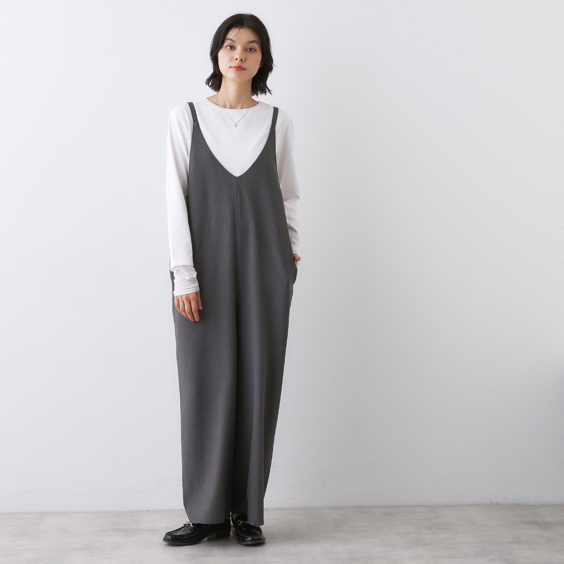 Dessin「【洗える】ストレッチオールインワン」|オールインワン|