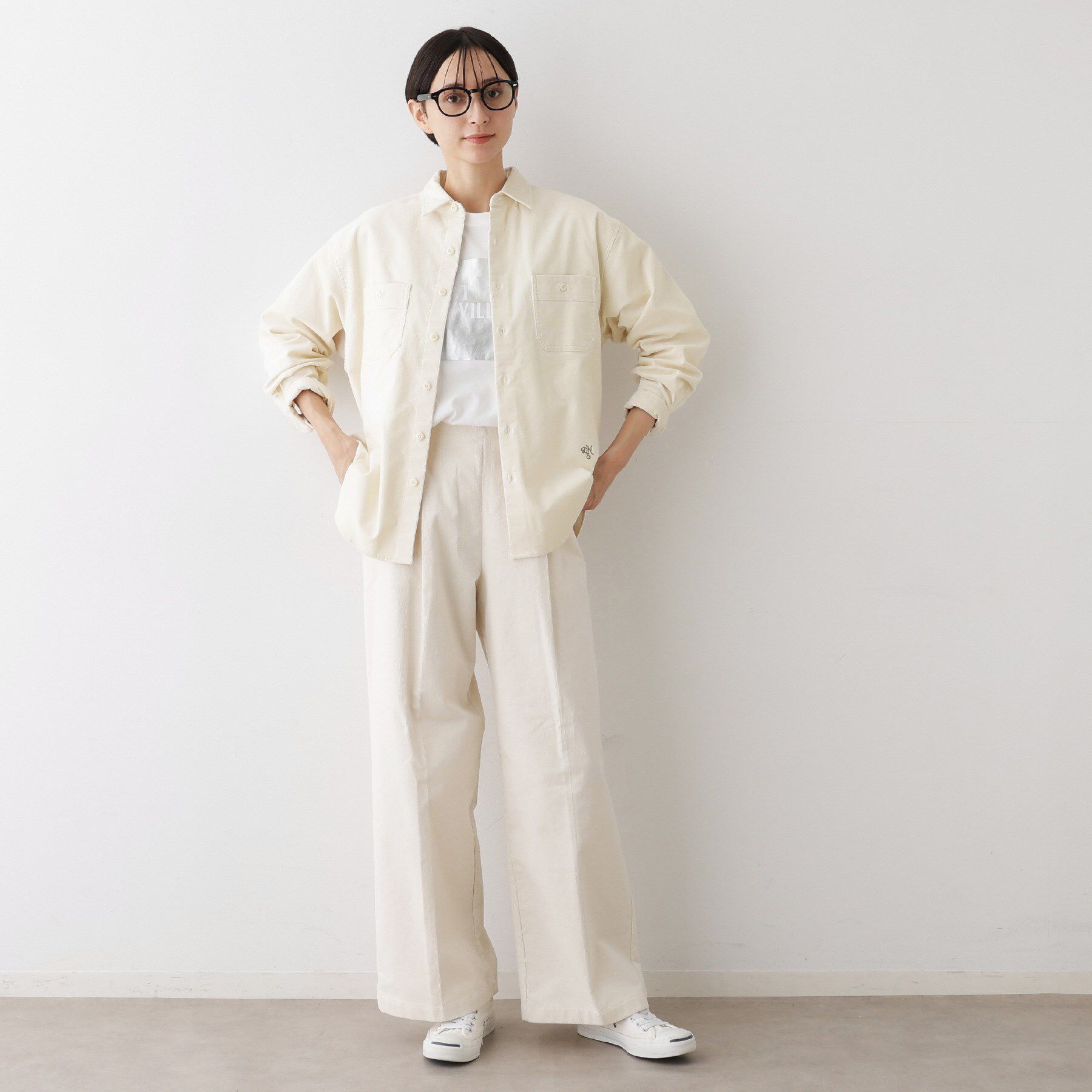 Dessin「【ユニセックス/セットアップ可】コーデュロイシャツ」|シャツ・ブラウス|