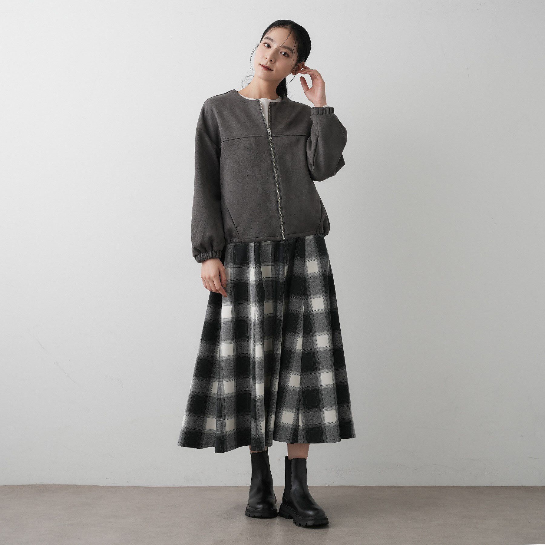 Dessin「ボリュームソールサイドゴアブーツ」|ショートブーツ|