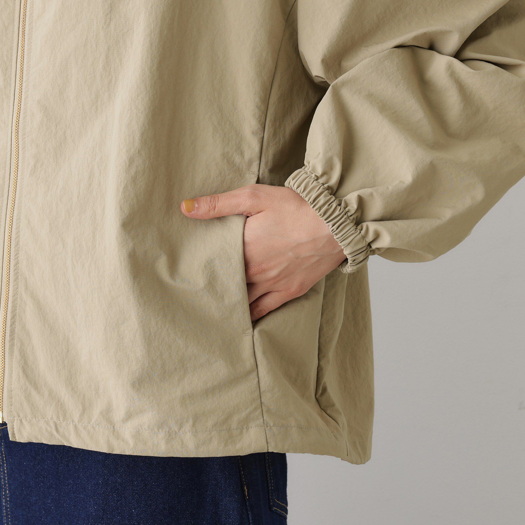 Dessin「【撥水・洗える】クルーネックブルゾン」|ブルゾン・スタジャン|