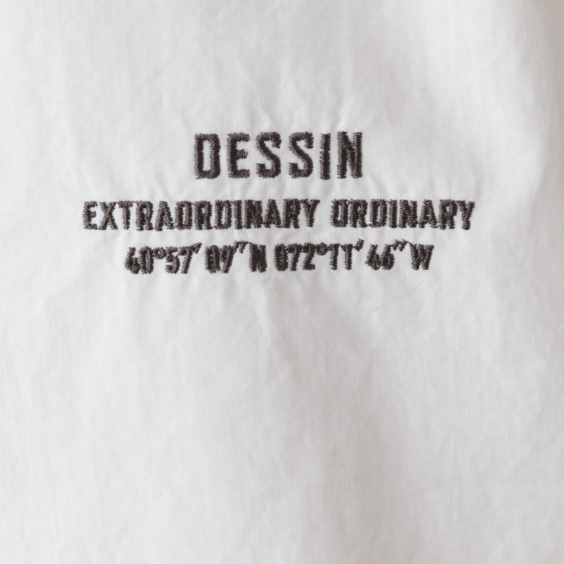 Dessin「【ユニセックス/洗える】コットンブロードシャツ」|シャツ・ブラウス|