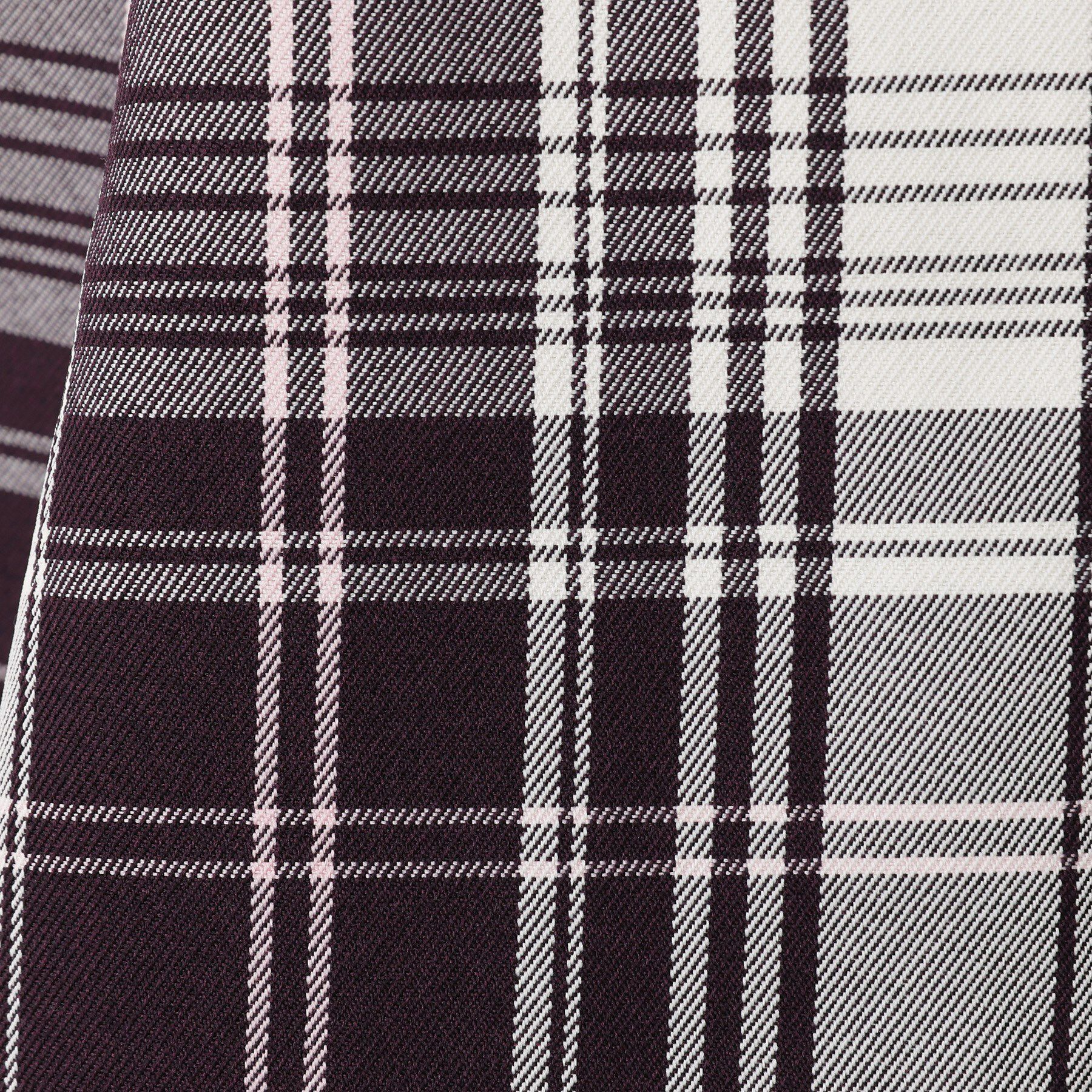 Dessin「【洗える・ウエストゴム】チェック柄フレアスカート」|スカート|