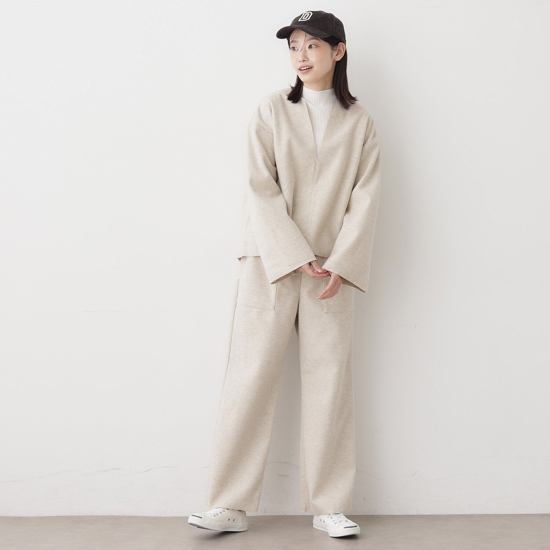 Dessin「【セットアップ可/洗える】メルトンリラクシーパンツ」|その他|