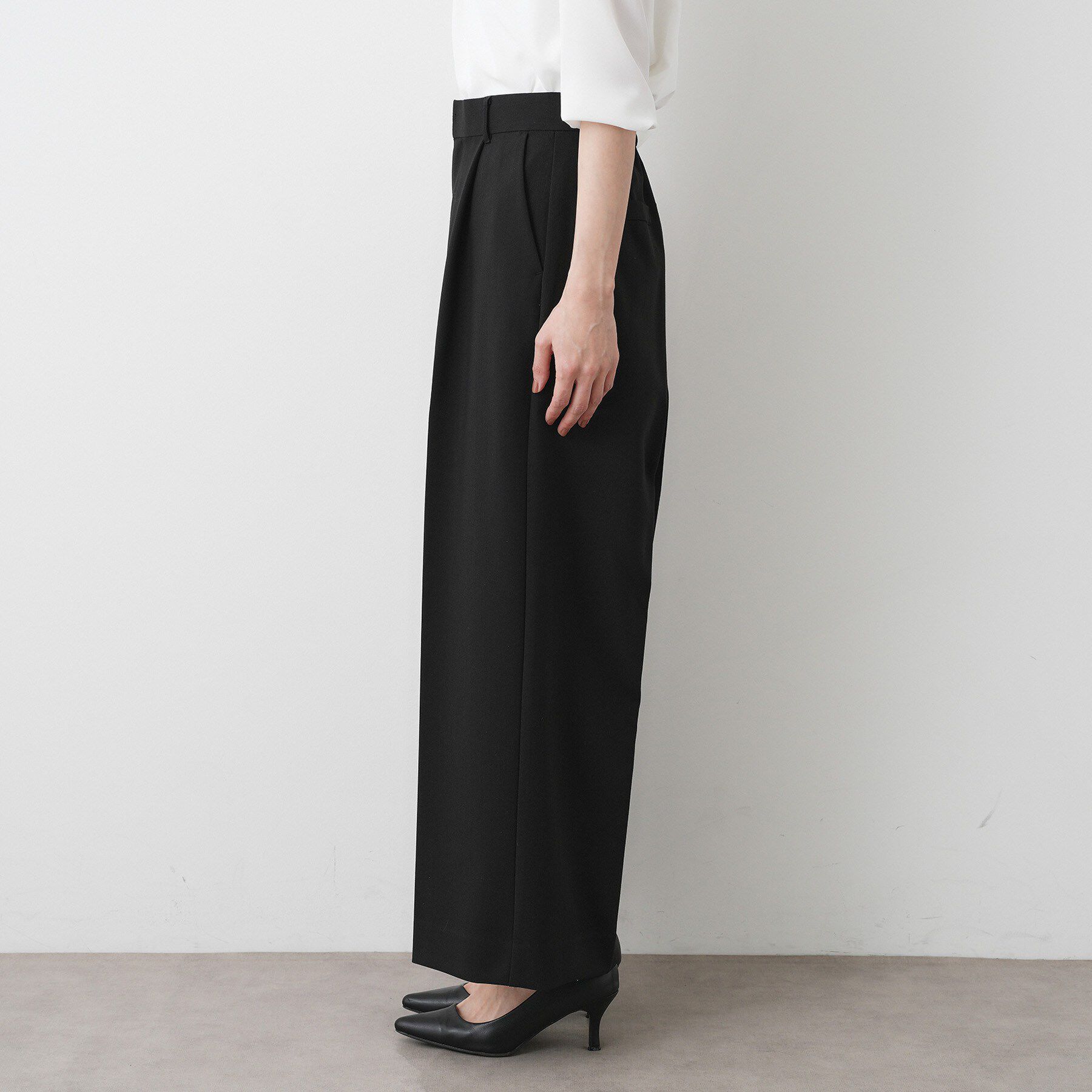 Dessin「【セットアップ可能/洗える】ダブルクロスワイドパンツ」|その他|