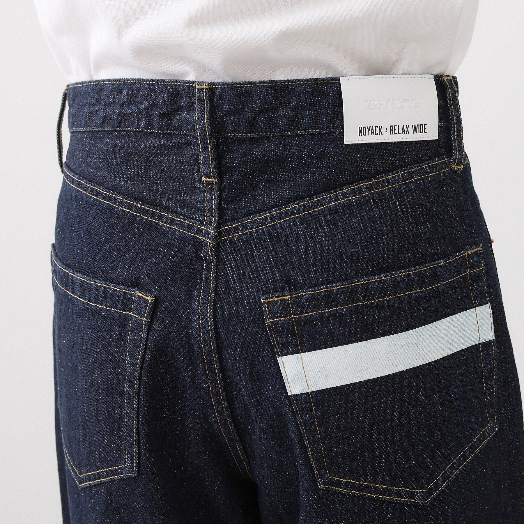 Dessin「【ユニセックス/洗える】ワイドシルエット12OZデニム」|デニム|