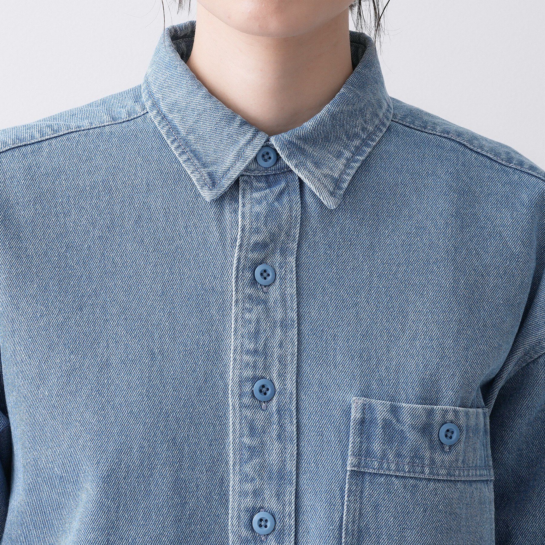 Dessin「【ユニセックス/洗える】10OZデニムシャツ」|シャツ・ブラウス|