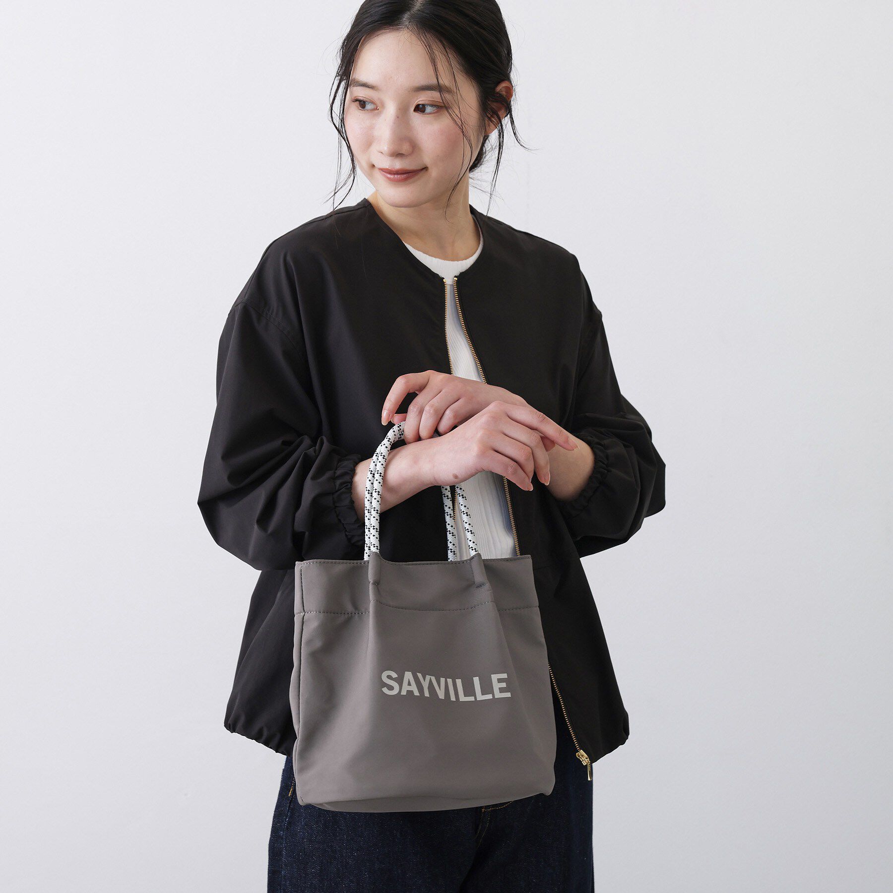 Dessin「【2WAY/軽量】コードハンドルミニトート」|トートバッグ|