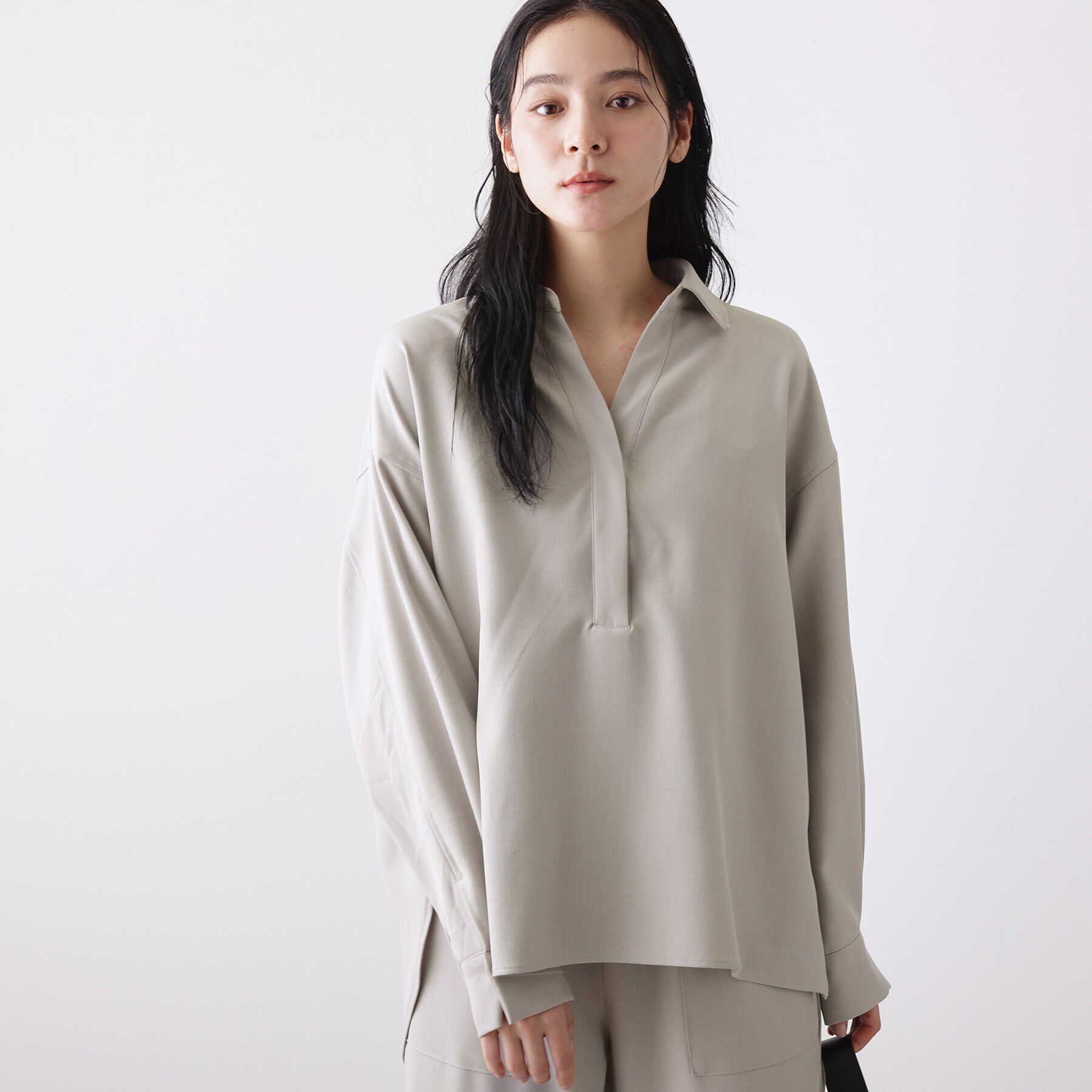 Dessin「【2点セット・洗える】メランジツイルセットアップ」|スーツ|