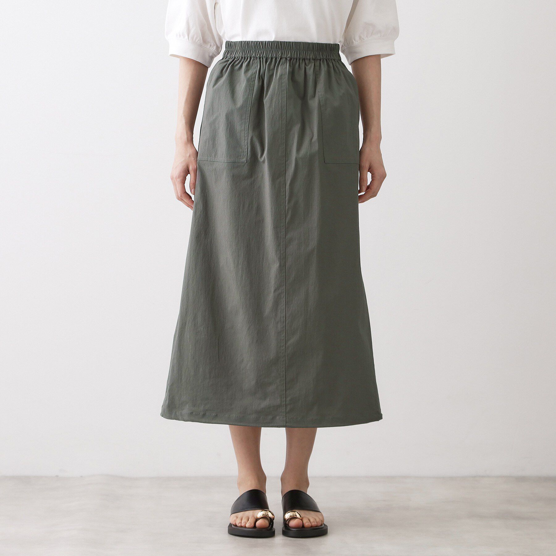 Dessin「【洗える】ストレッチベイカースカート」|スカート|