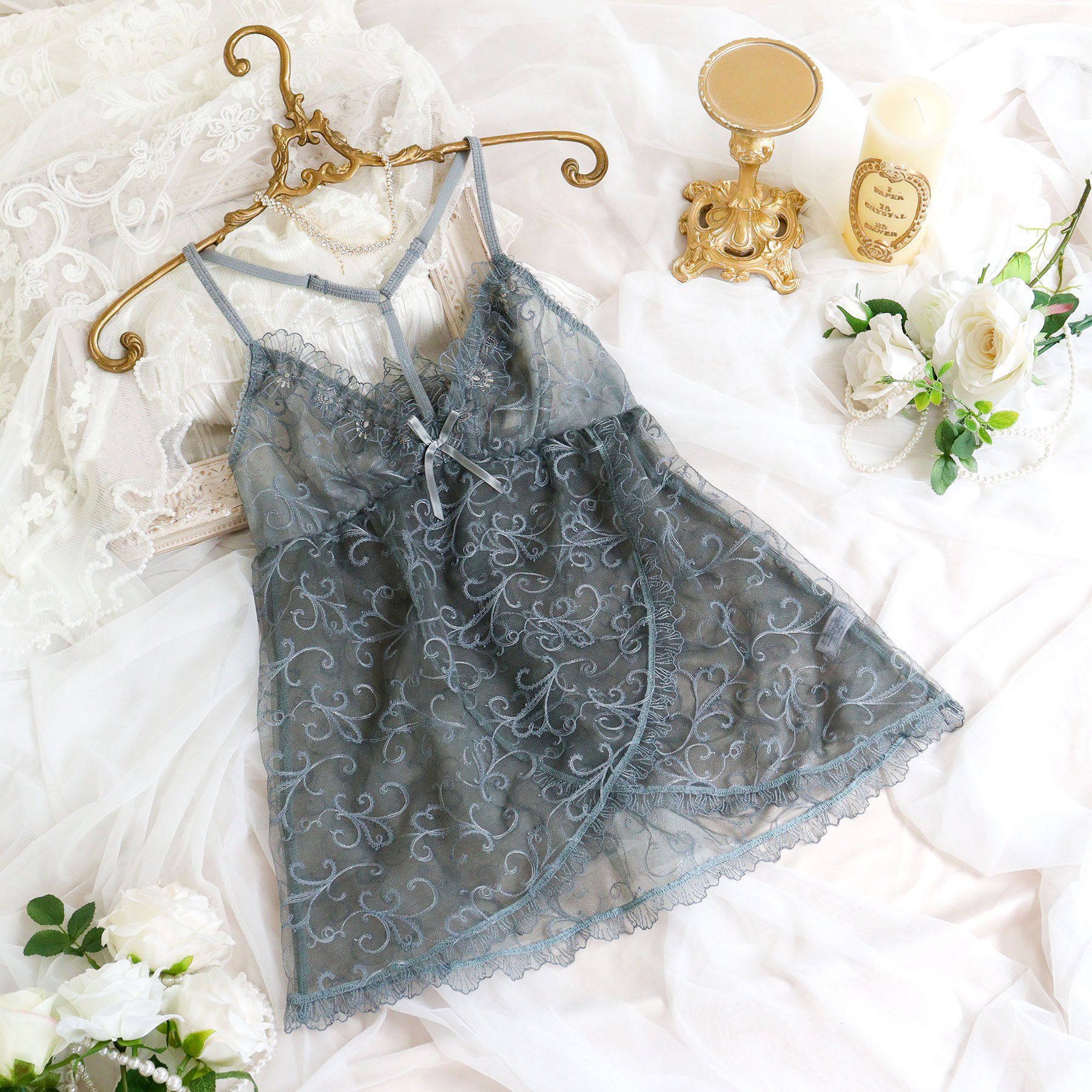 Risa Magli「リタ キャミソール」|キャミソール|グリーン(022)