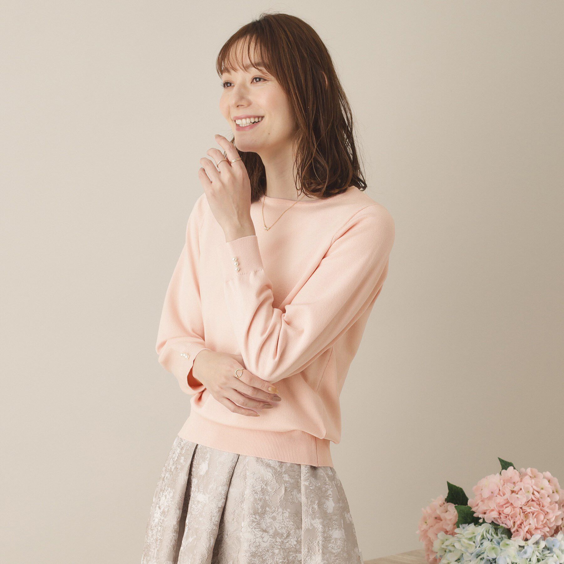 ITS&rsquo;DEMO「【アンチピリング／洗濯機OK】ボートネックニット」|ニット・セーター|