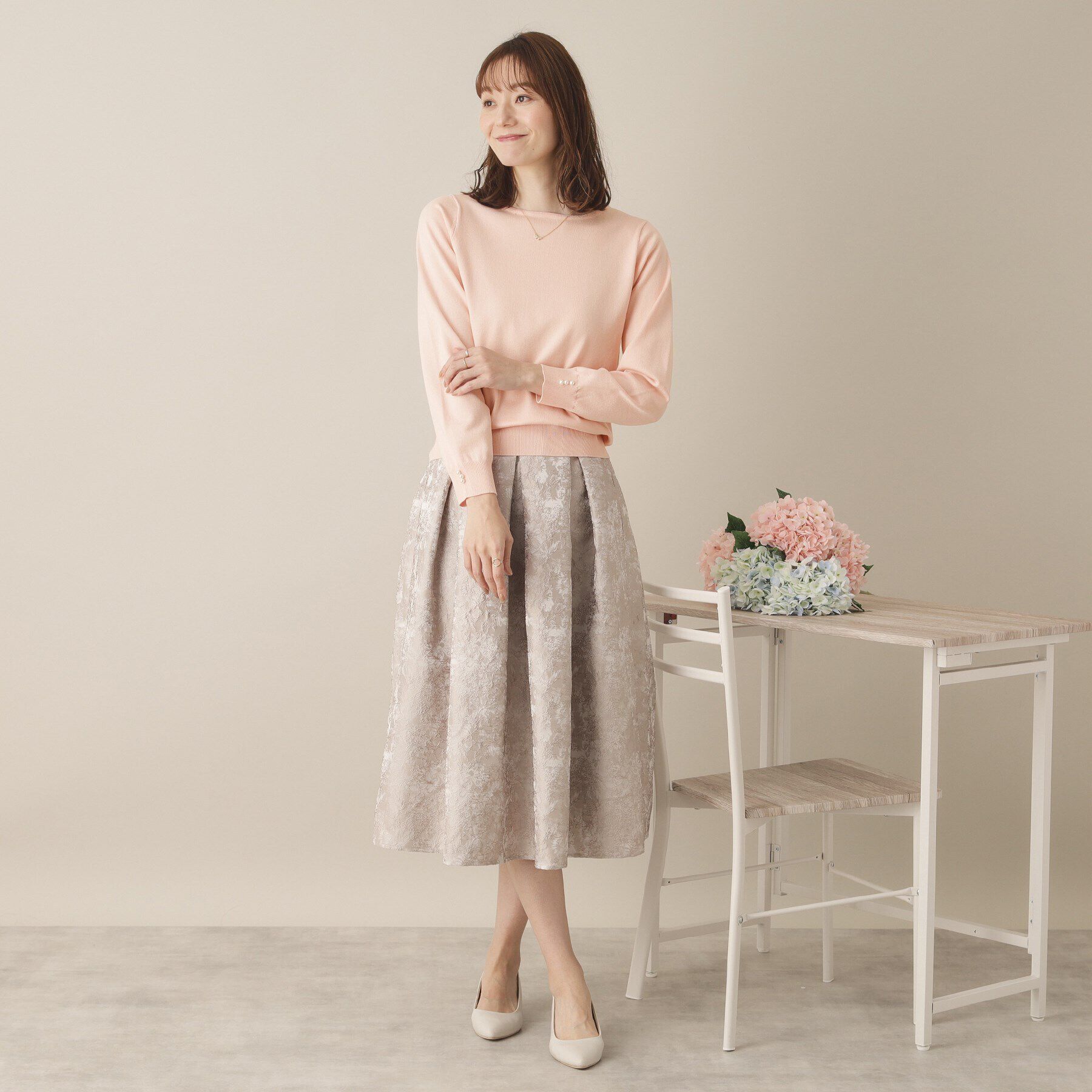 ITS&rsquo;DEMO「【アンチピリング／洗濯機OK】ボートネックニット」|ニット・セーター|