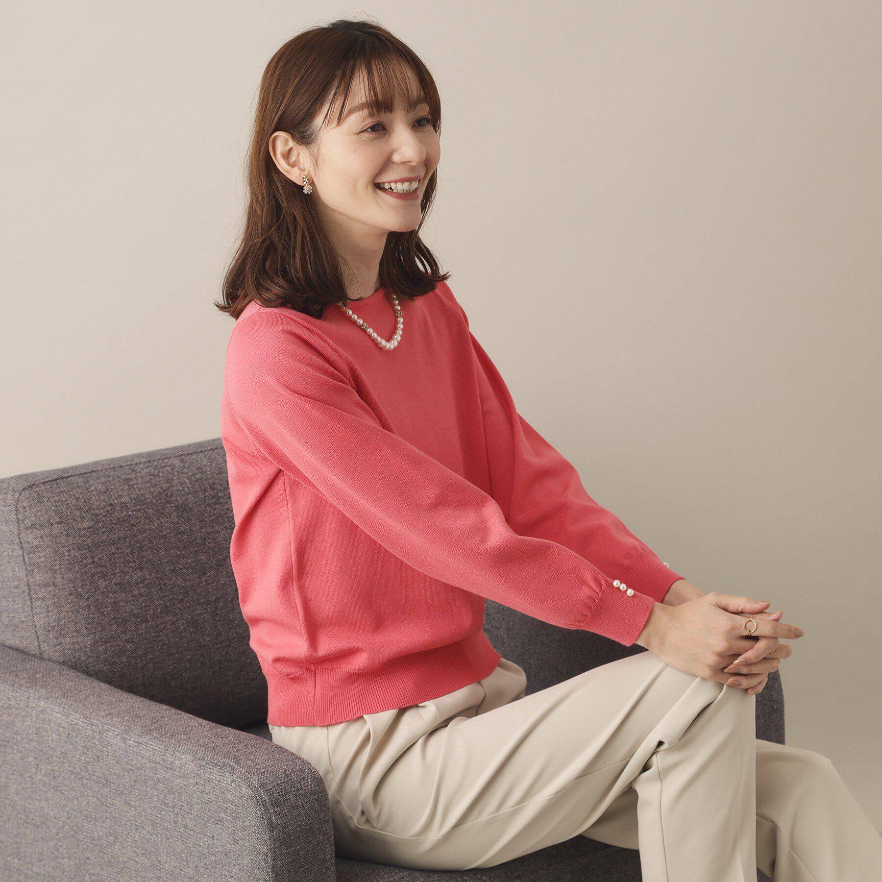 ITS&rsquo;DEMO「【アンチピリング／洗濯機OK】ボートネックニット」|ニット・セーター|