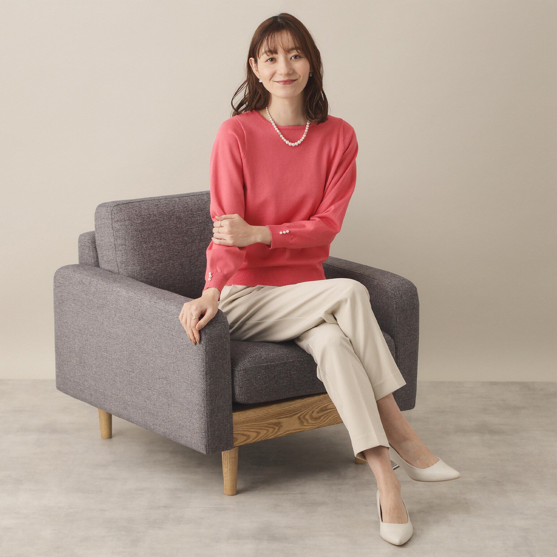 ITS&rsquo;DEMO「【アンチピリング／洗濯機OK】ボートネックニット」|ニット・セーター|