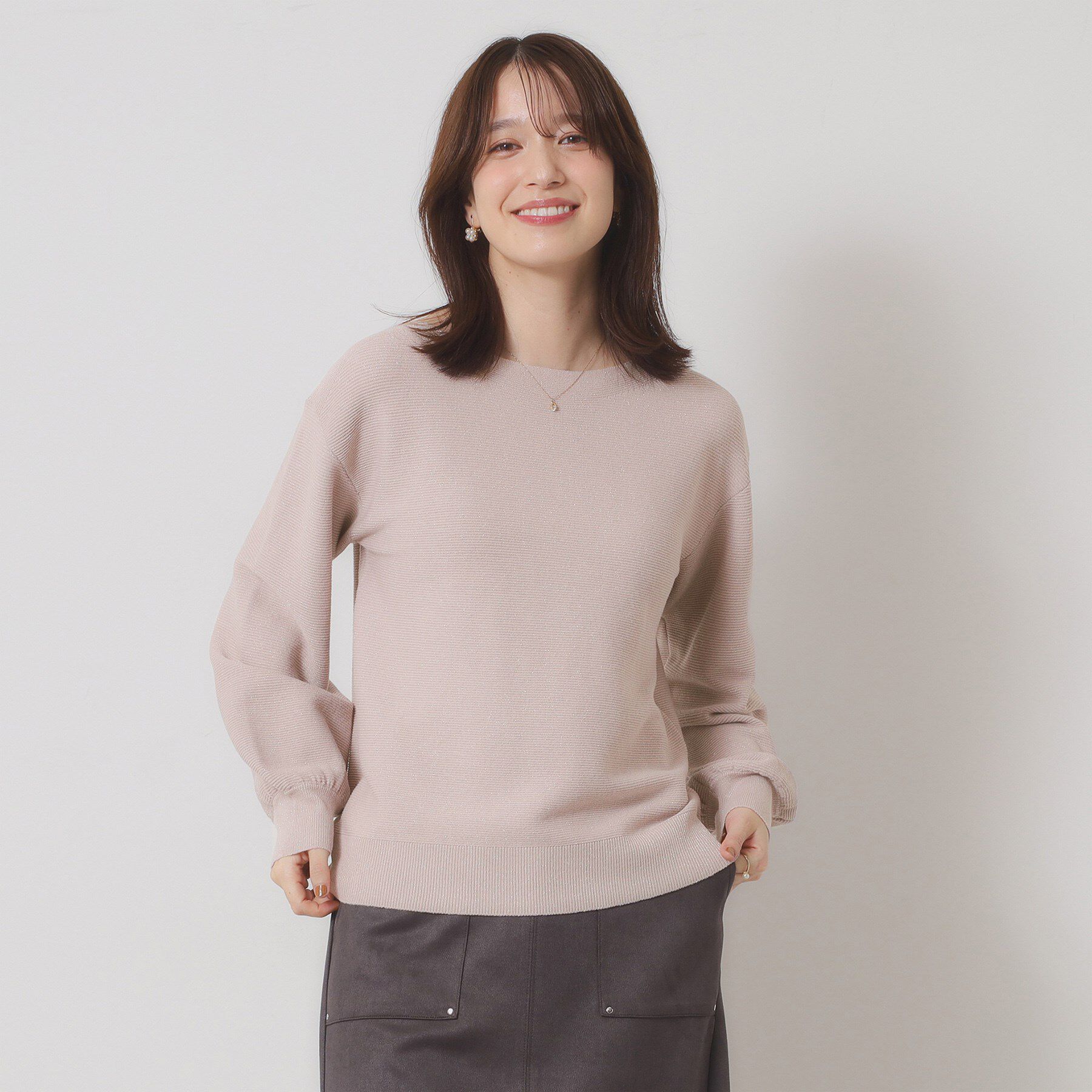 ITS&rsquo;DEMO「【手洗い可】ラメガーターニット」|ニット・セーター|