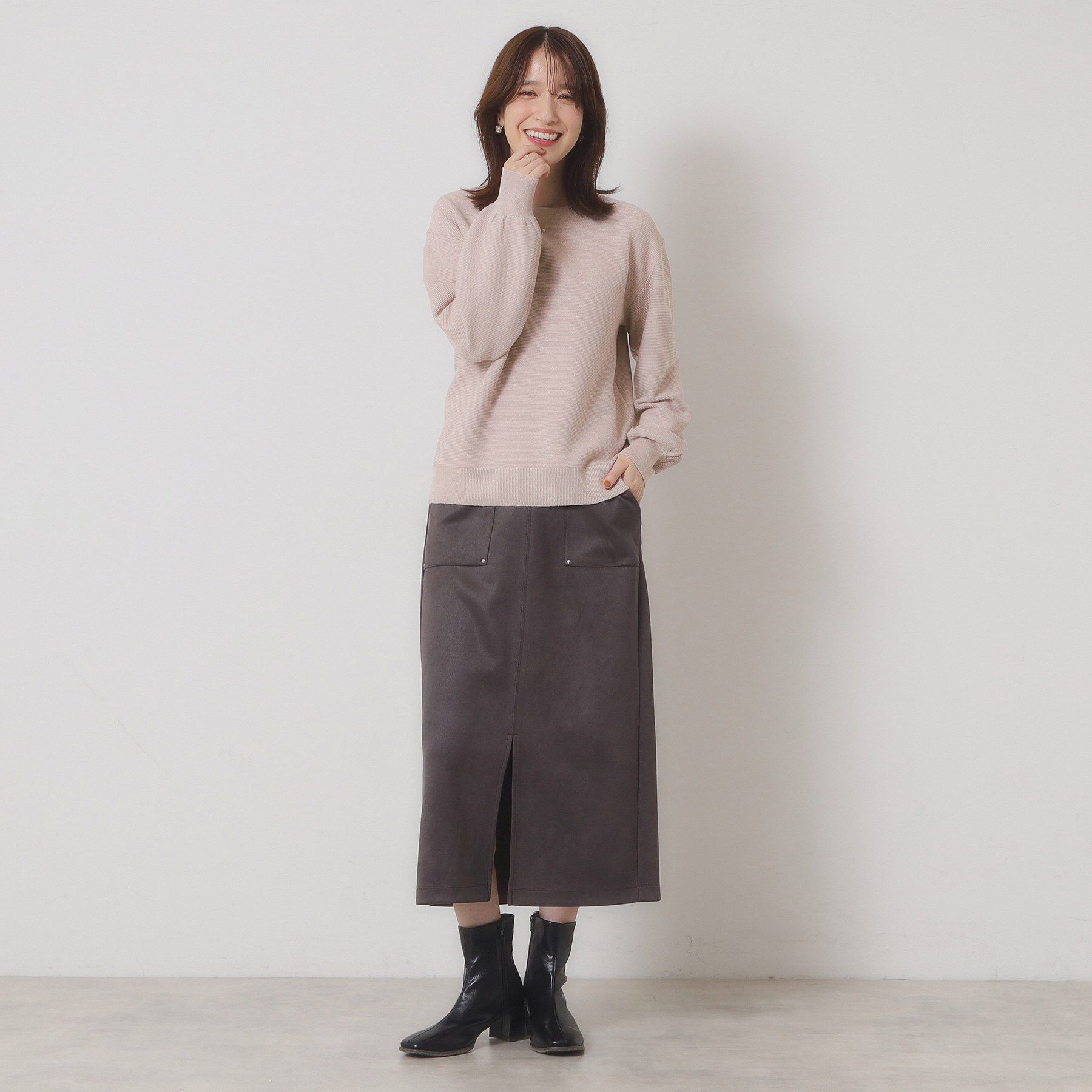 ITS&rsquo;DEMO「【手洗い可】ラメガーターニット」|ニット・セーター|