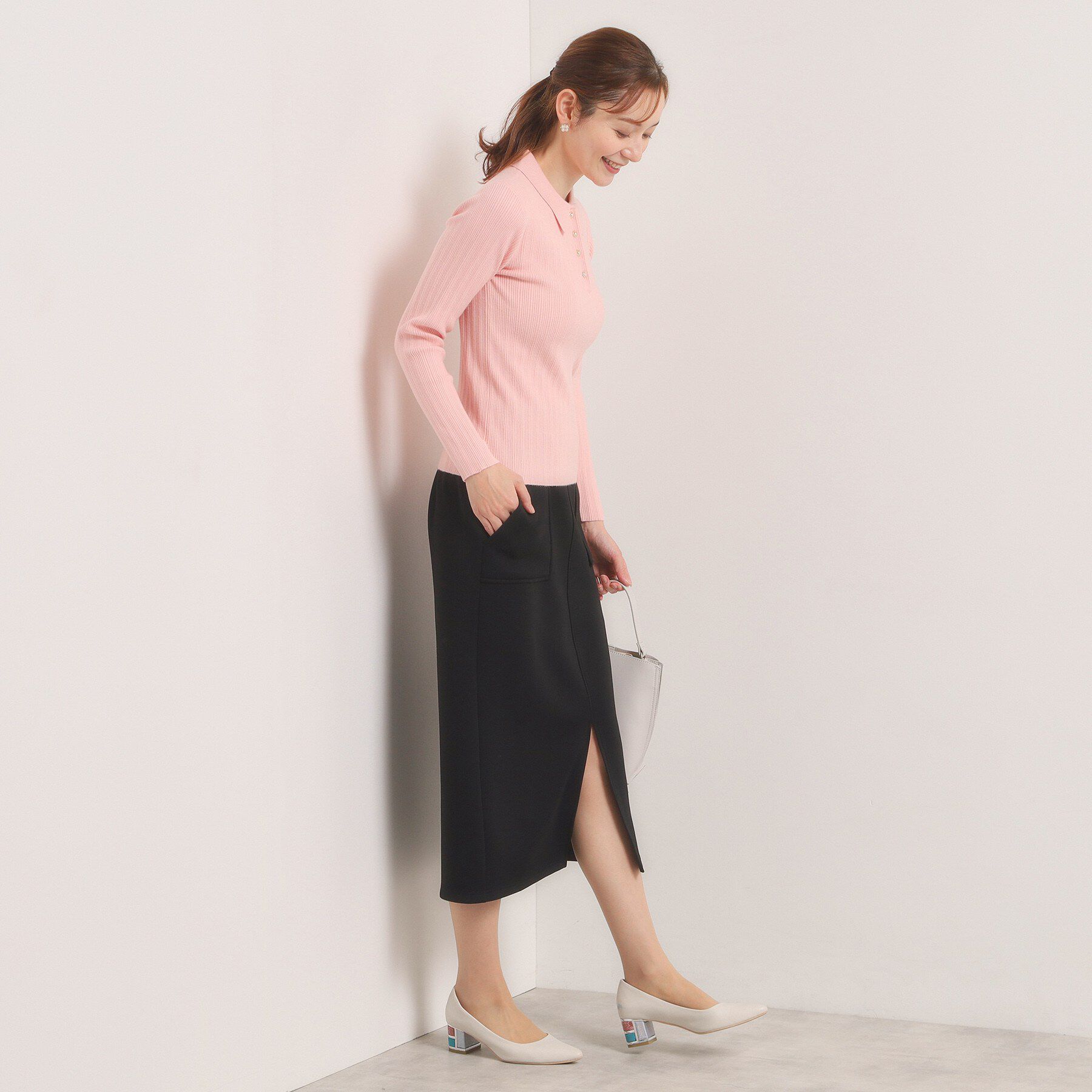 ITS&rsquo;DEMO「【洗濯機OK／花粉防止】ダンボールタイトスカート」|スカート|