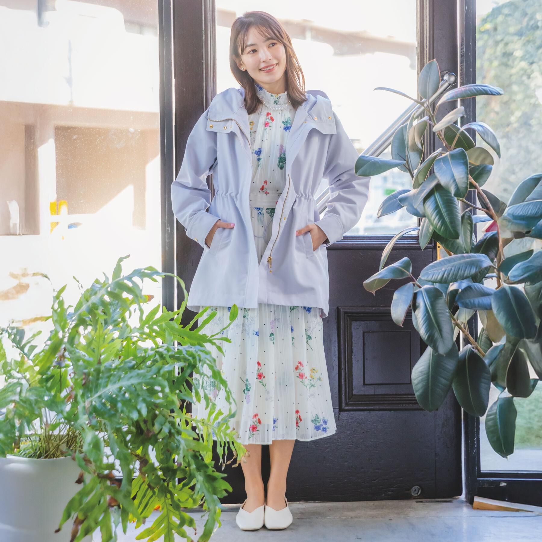 ITS&rsquo;DEMO「【撥水・花粉防止／手洗い可】ミディアム丈マウンテンパーカー」|その他|