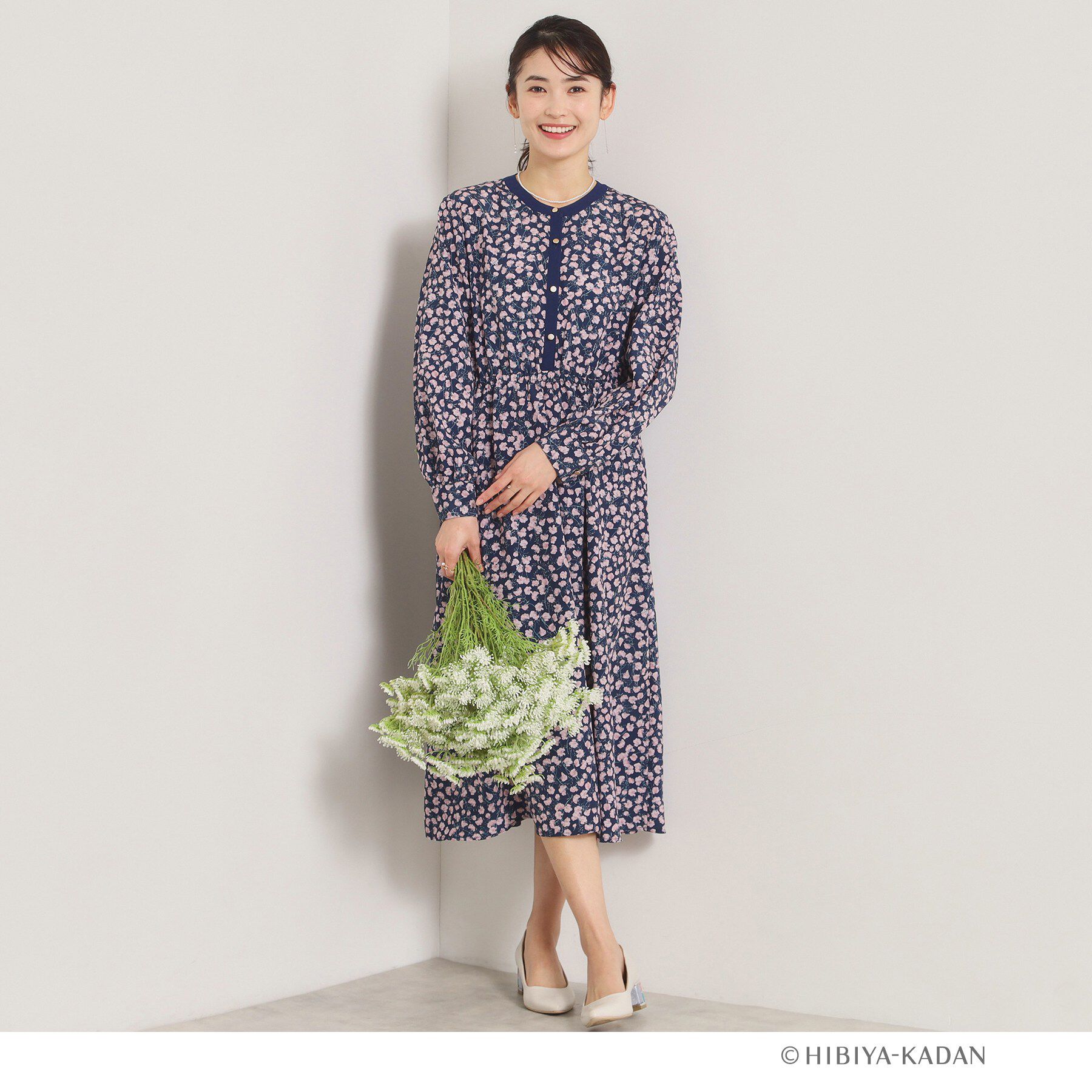 ITS&rsquo;DEMO「【ITS&rsquo;DEMO &times; HIBIYA－KADAN】楊柳ワンピース」|ワンピース|