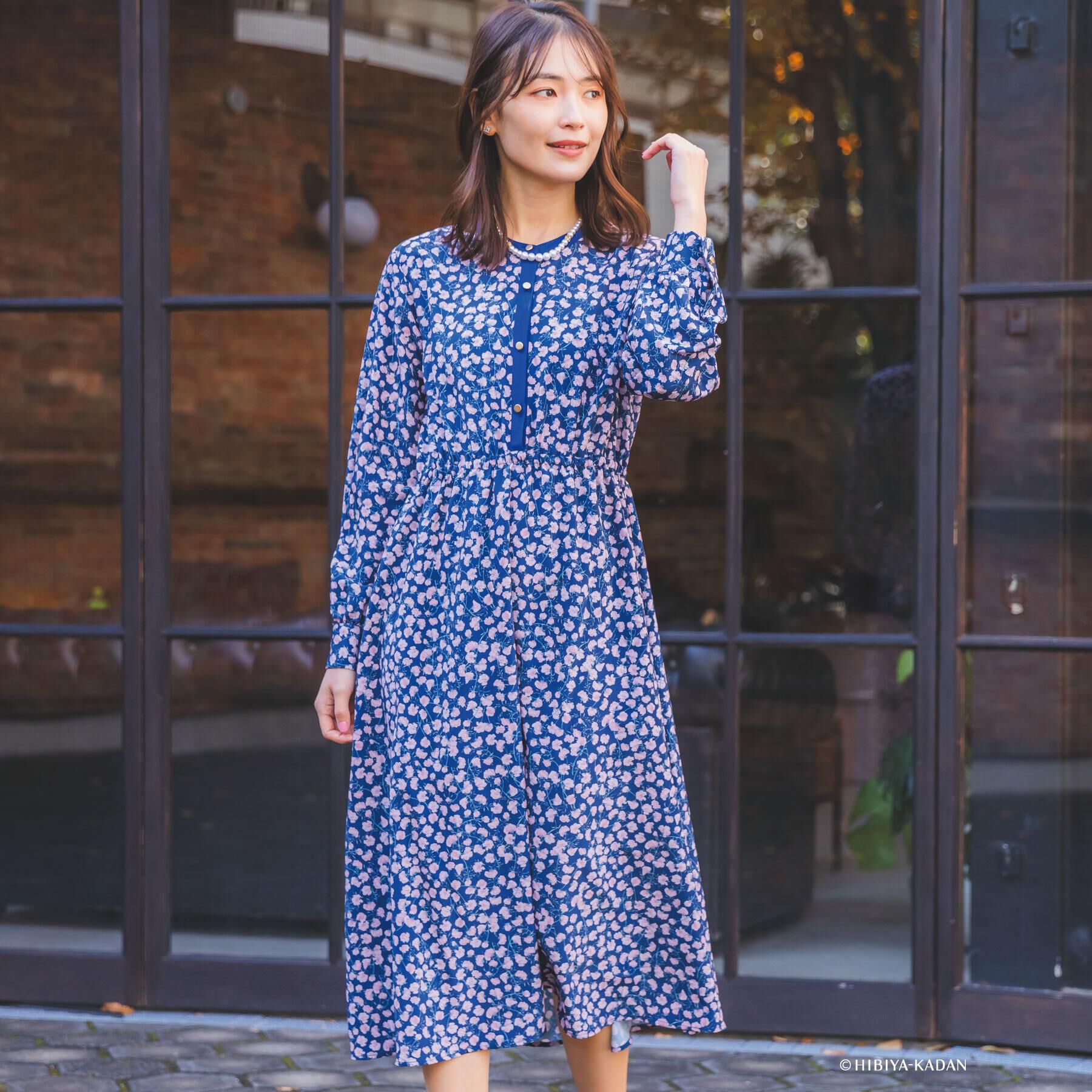 ITS&rsquo;DEMO「【ITS&rsquo;DEMO &times; HIBIYA－KADAN】楊柳ワンピース」|ワンピース|