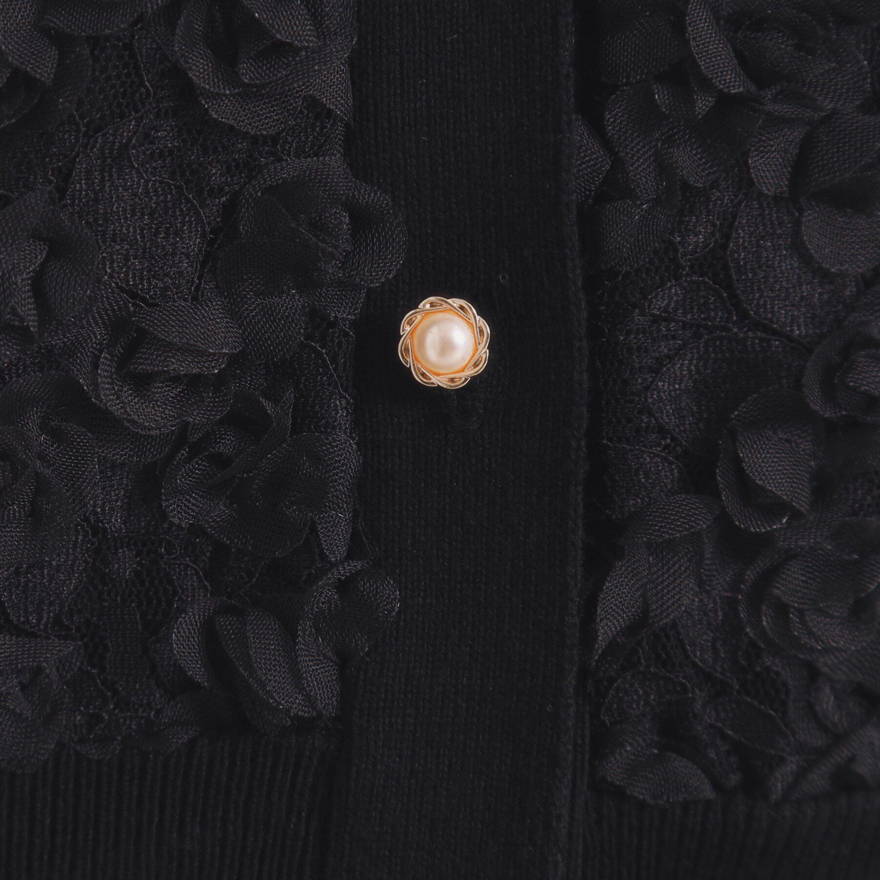 ITS&rsquo;DEMO「【手洗い可】フロントレースニットカーデ」|カーディガン|