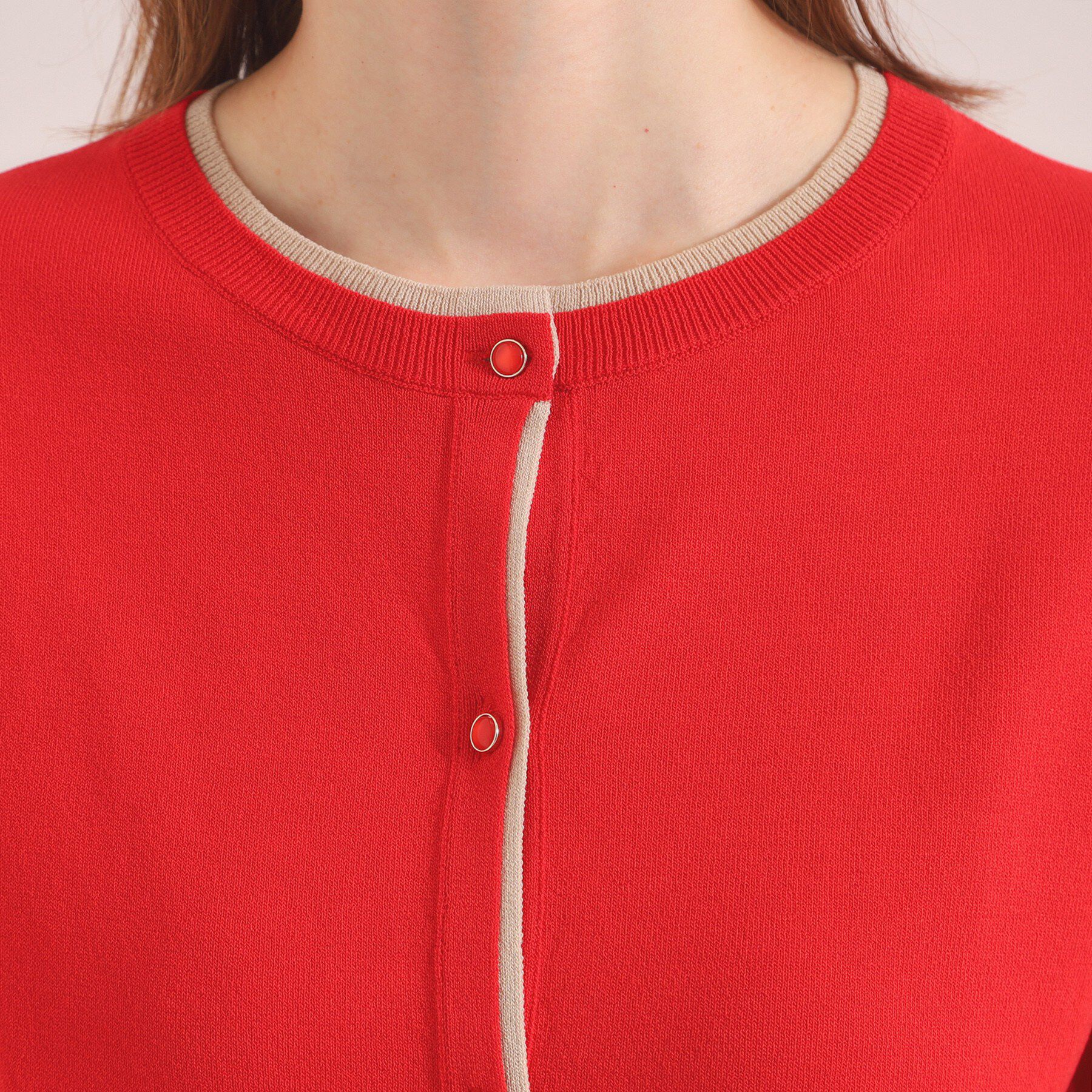 ITS&rsquo;DEMO「【手洗い可】レイヤード風カーディガン」|カーディガン|