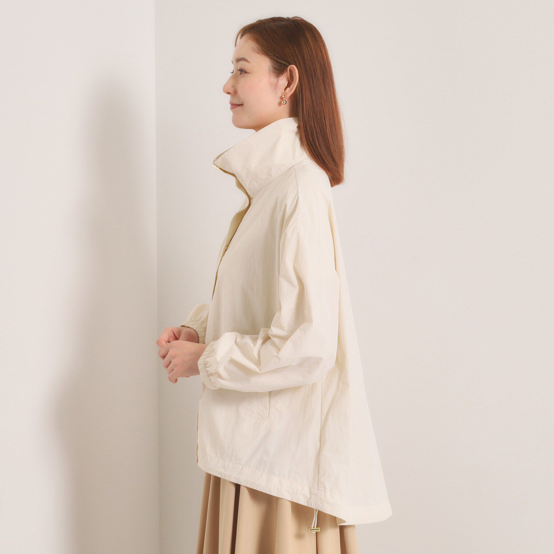 ITS&rsquo;DEMO「【手洗い可／シルエット調整可】ナイロンマンパ」|ブルゾン・スタジャン|