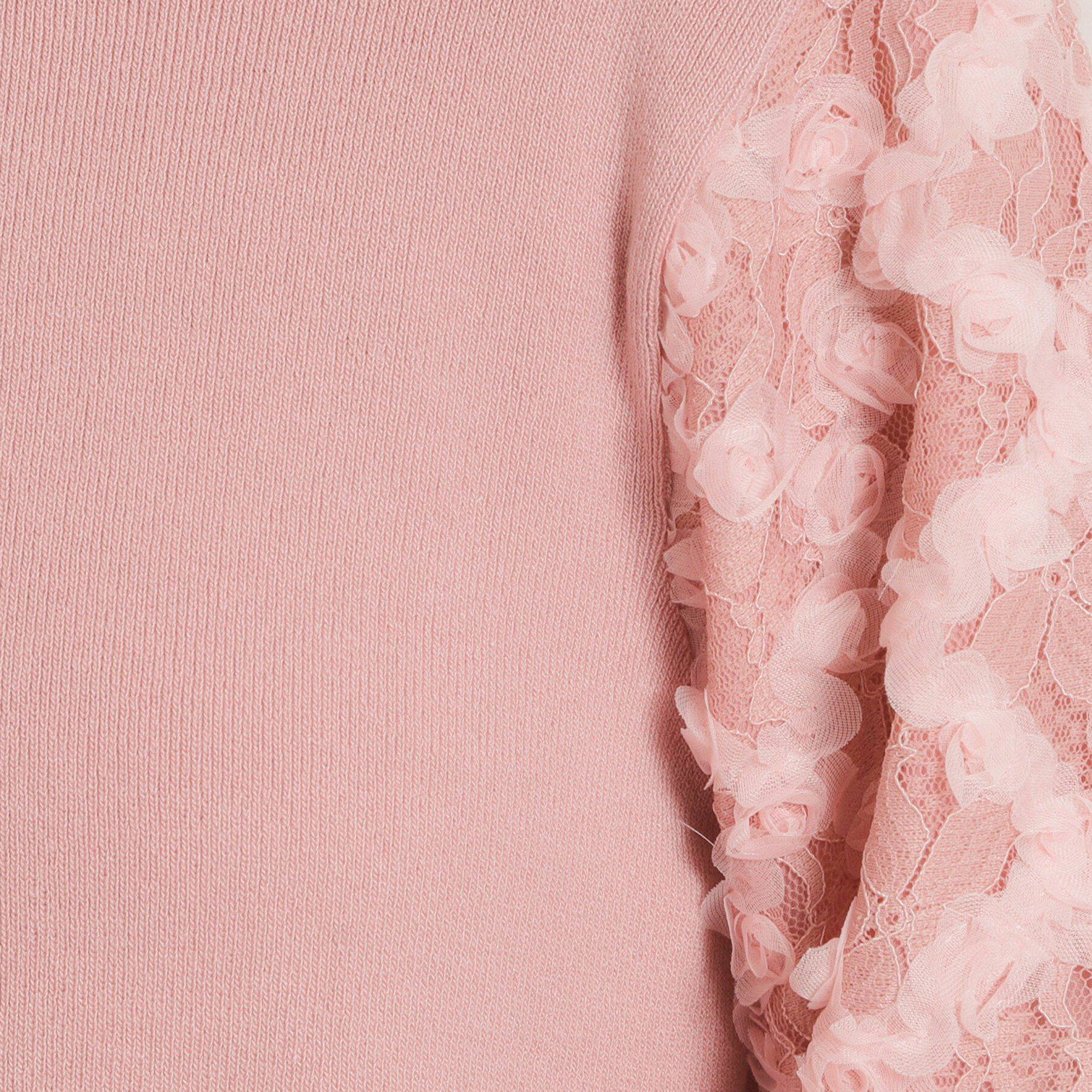 ITS&rsquo;DEMO「【手洗い可】立体チュールレース袖ニット」|ニット・セーター|