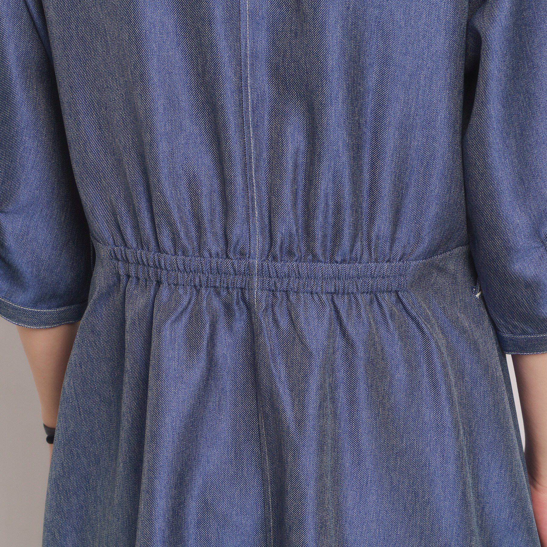 ITS&rsquo;DEMO「【洗濯機OK】デニム風ワンピース」|ワンピース|