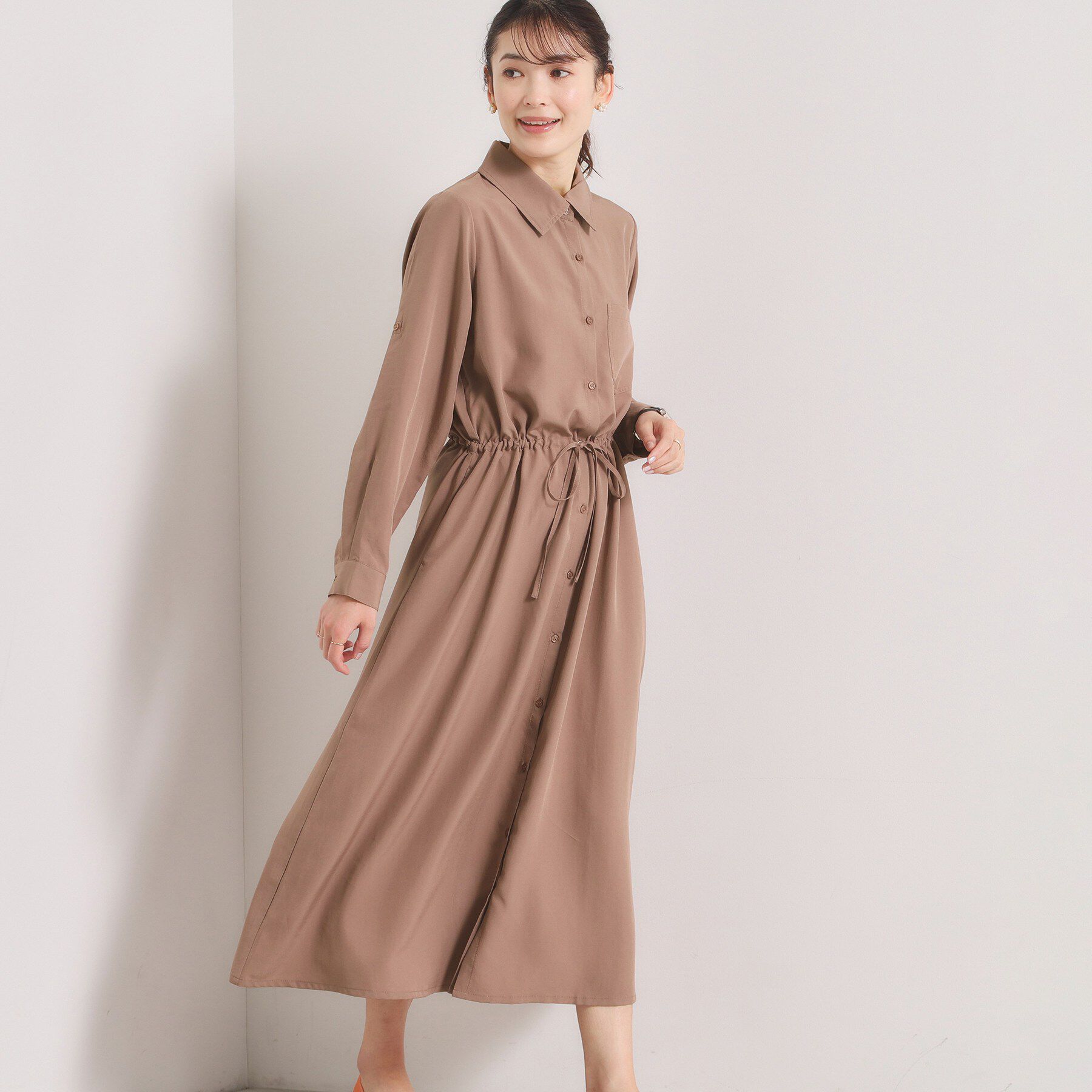 ITS&rsquo;DEMO「【UVケア／接触冷感／吸水速乾】ロールアップ袖ワンピース」|ワンピース|