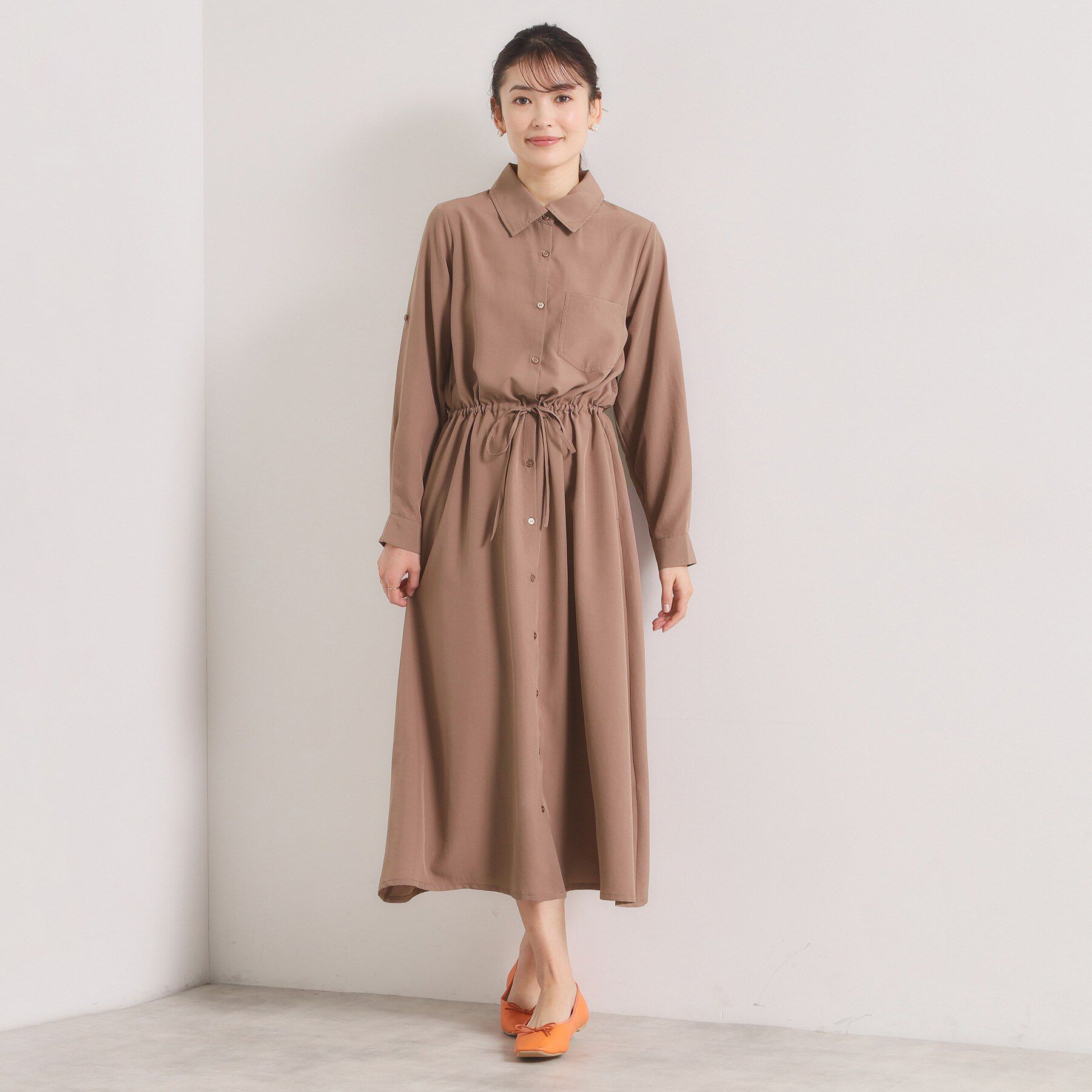 ITS&rsquo;DEMO「【UVケア／接触冷感／吸水速乾】ロールアップ袖ワンピース」|ワンピース|