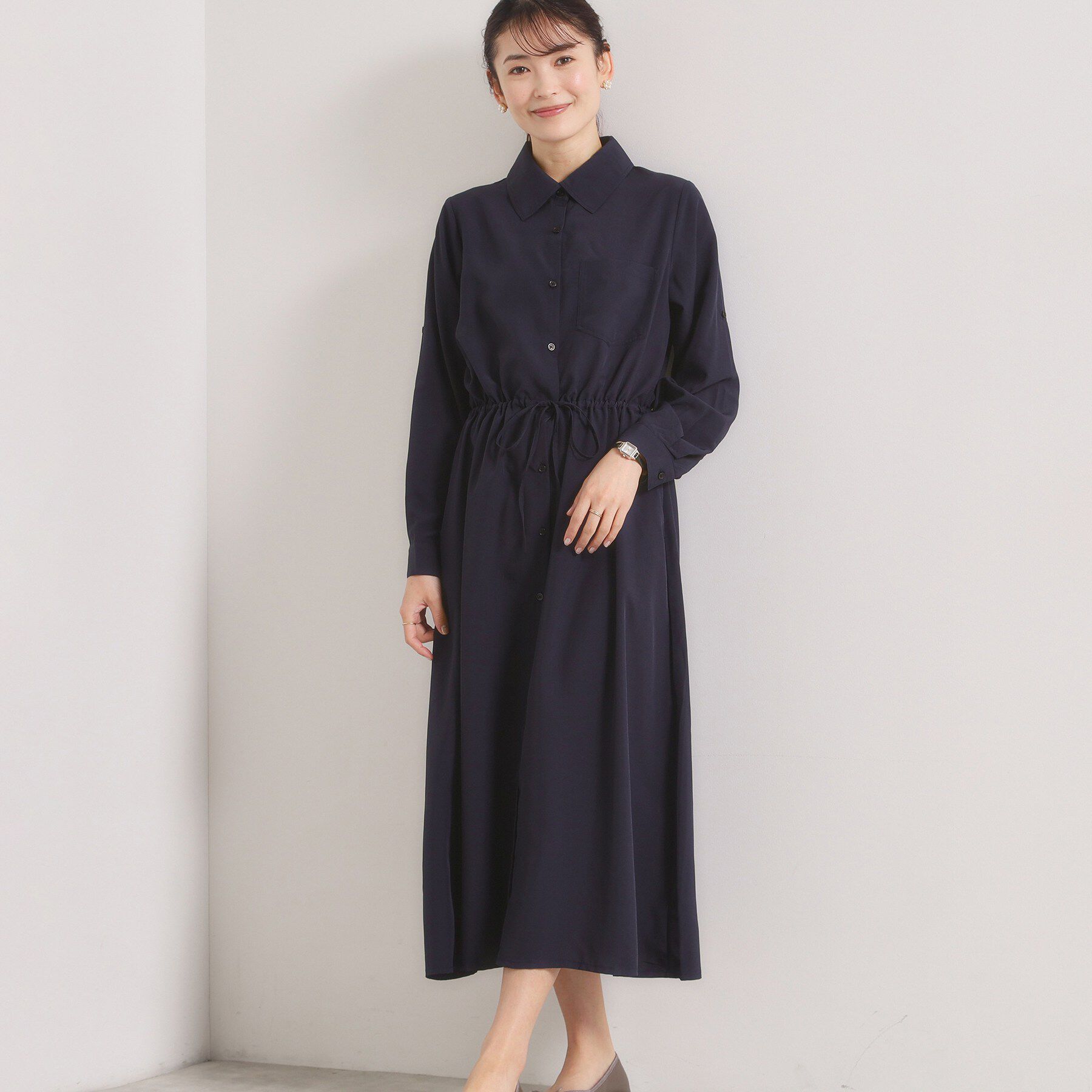 ITS&rsquo;DEMO「【UVケア／接触冷感／吸水速乾】ロールアップ袖ワンピース」|ワンピース|