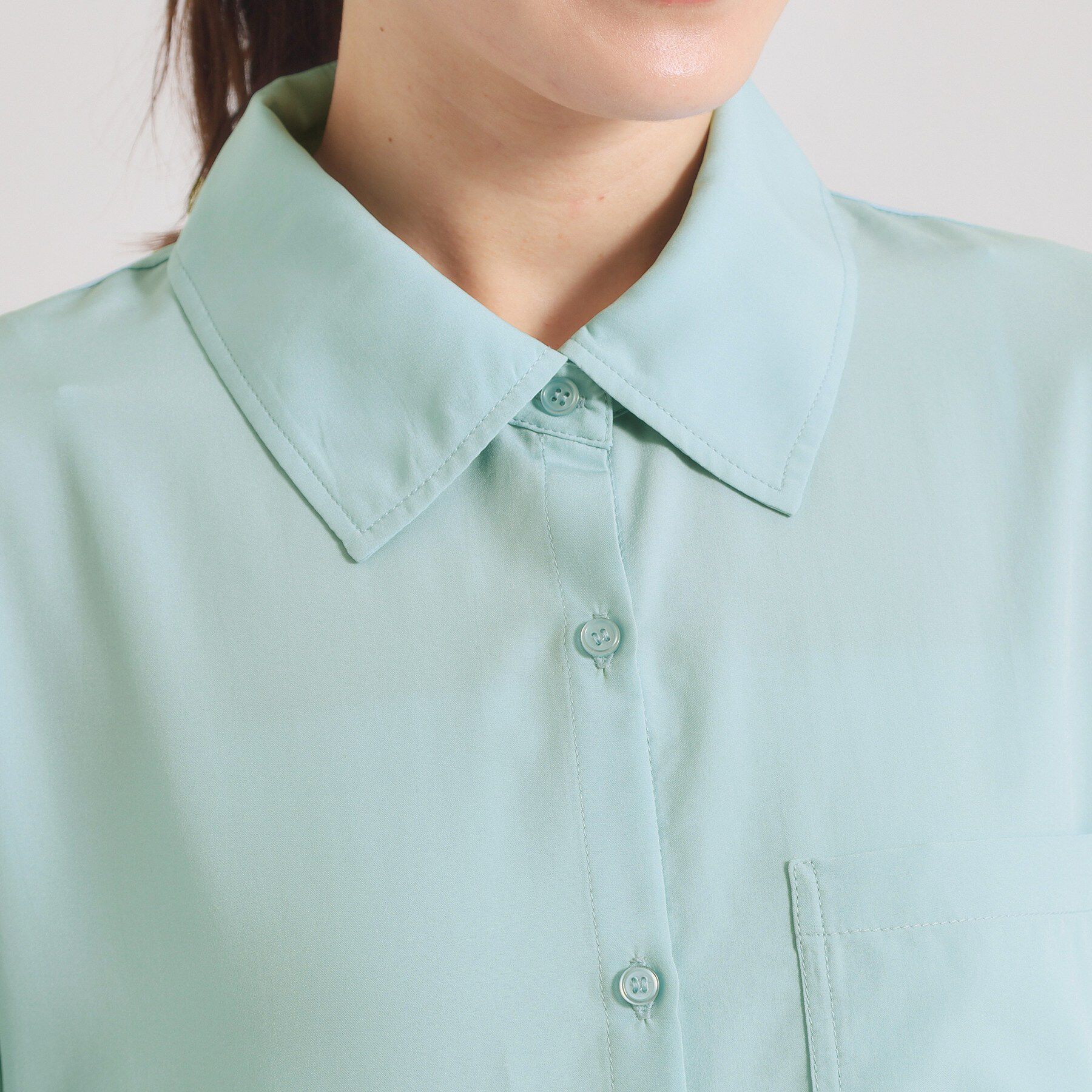 ITS&rsquo;DEMO「【UVケア／接触冷感／吸水速乾】ロールアップ袖ワンピース」|ワンピース|