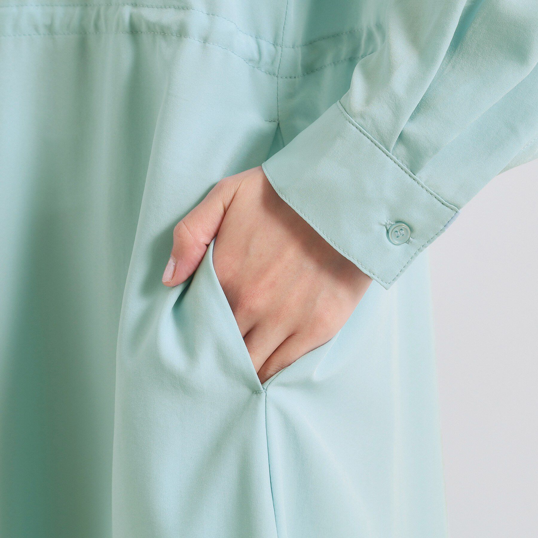 ITS&rsquo;DEMO「【UVケア／接触冷感／吸水速乾】ロールアップ袖ワンピース」|ワンピース|