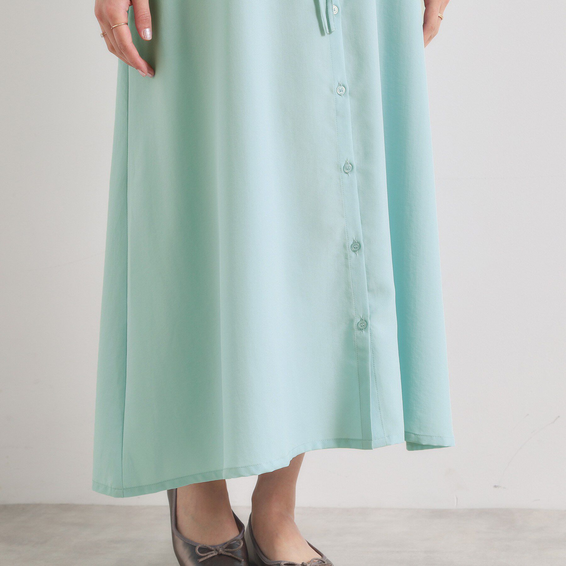 ITS&rsquo;DEMO「【UVケア／接触冷感／吸水速乾】ロールアップ袖ワンピース」|ワンピース|