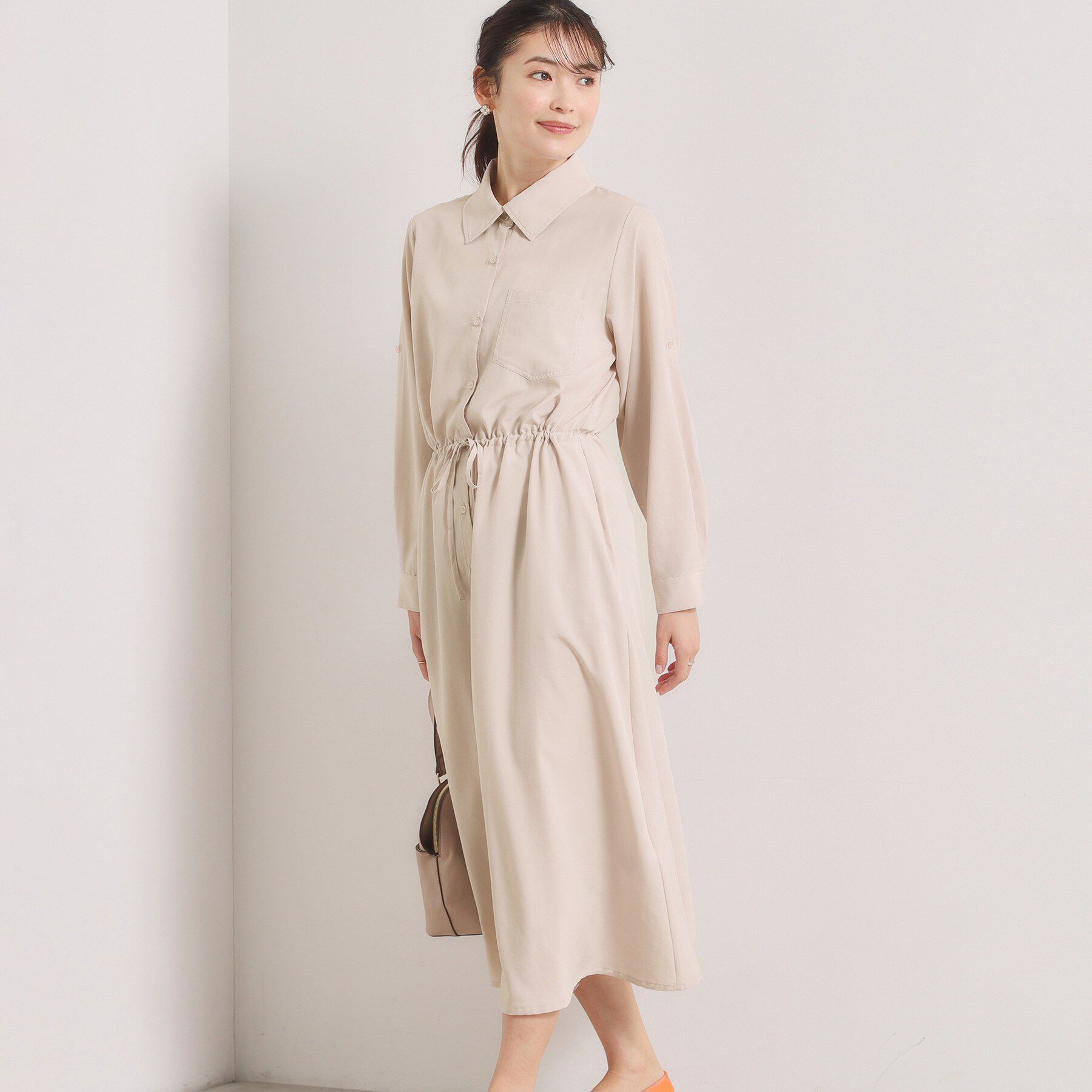 ITS&rsquo;DEMO「【UVケア／接触冷感／吸水速乾】ロールアップ袖ワンピース」|ワンピース|