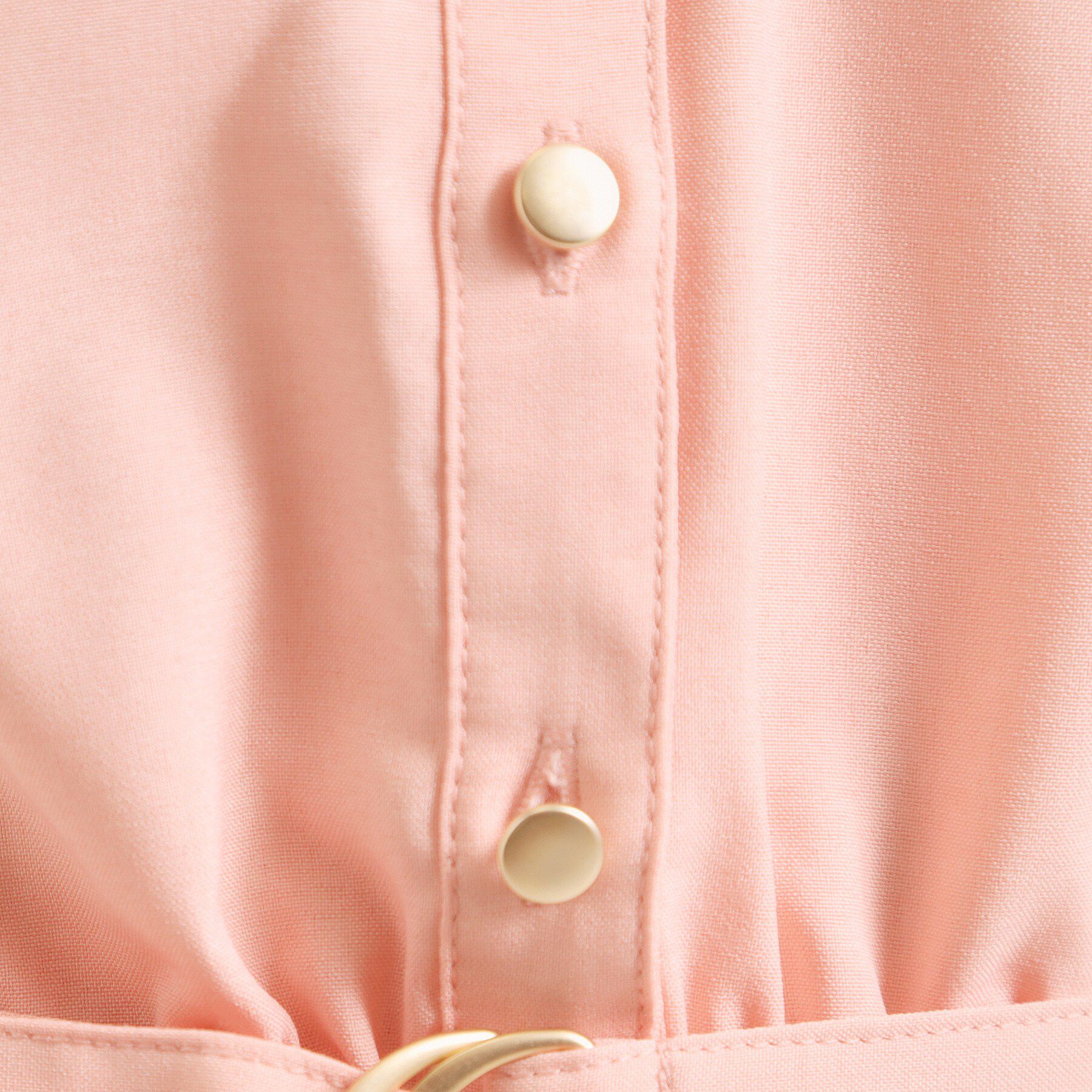 ITS&rsquo;DEMO「【UVケア／洗濯機OK／イージーケア】麻調合繊ブラウジングワンピース」|ワンピース|