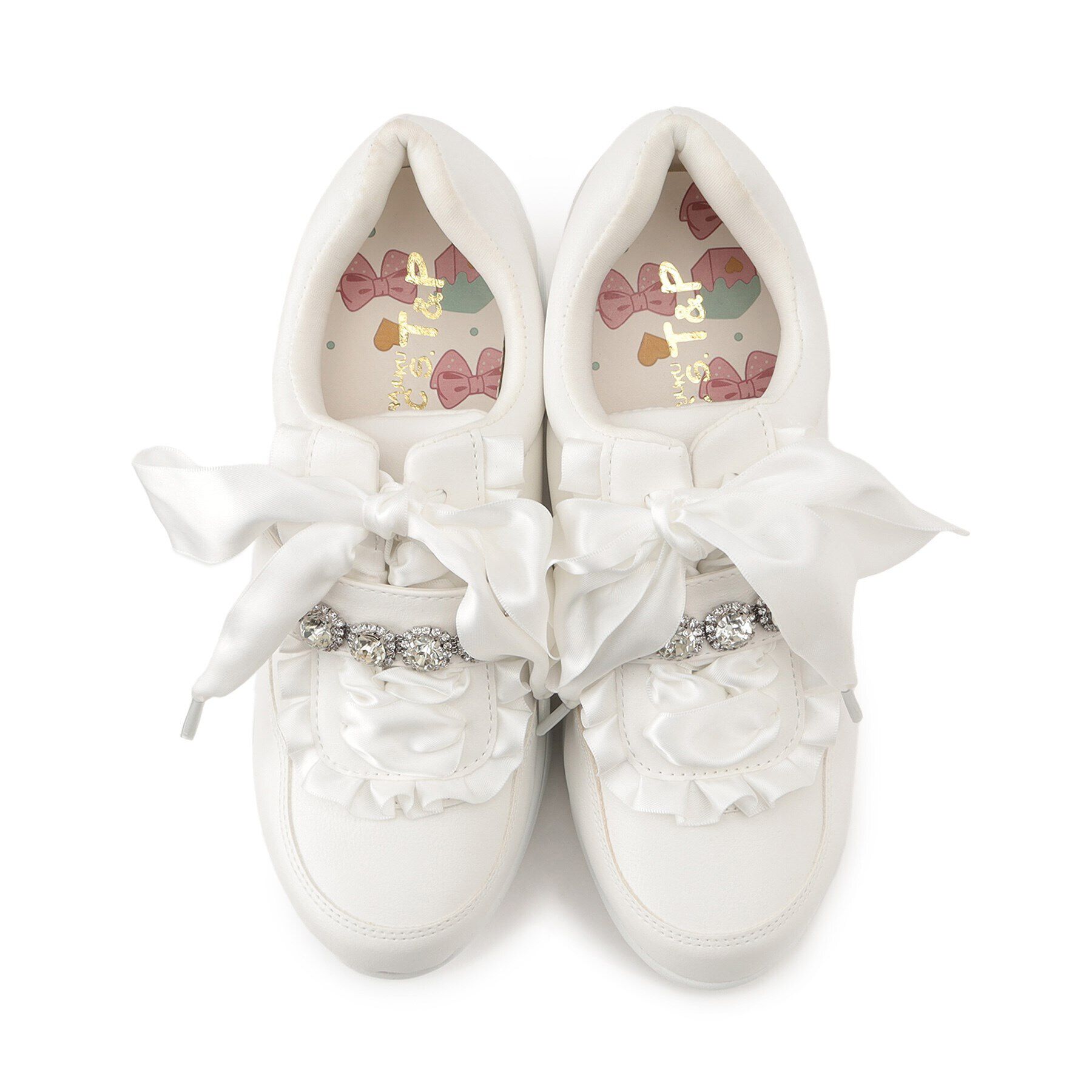 csT&P「厚底キラキラストーン付スニーカー」|スニーカー|