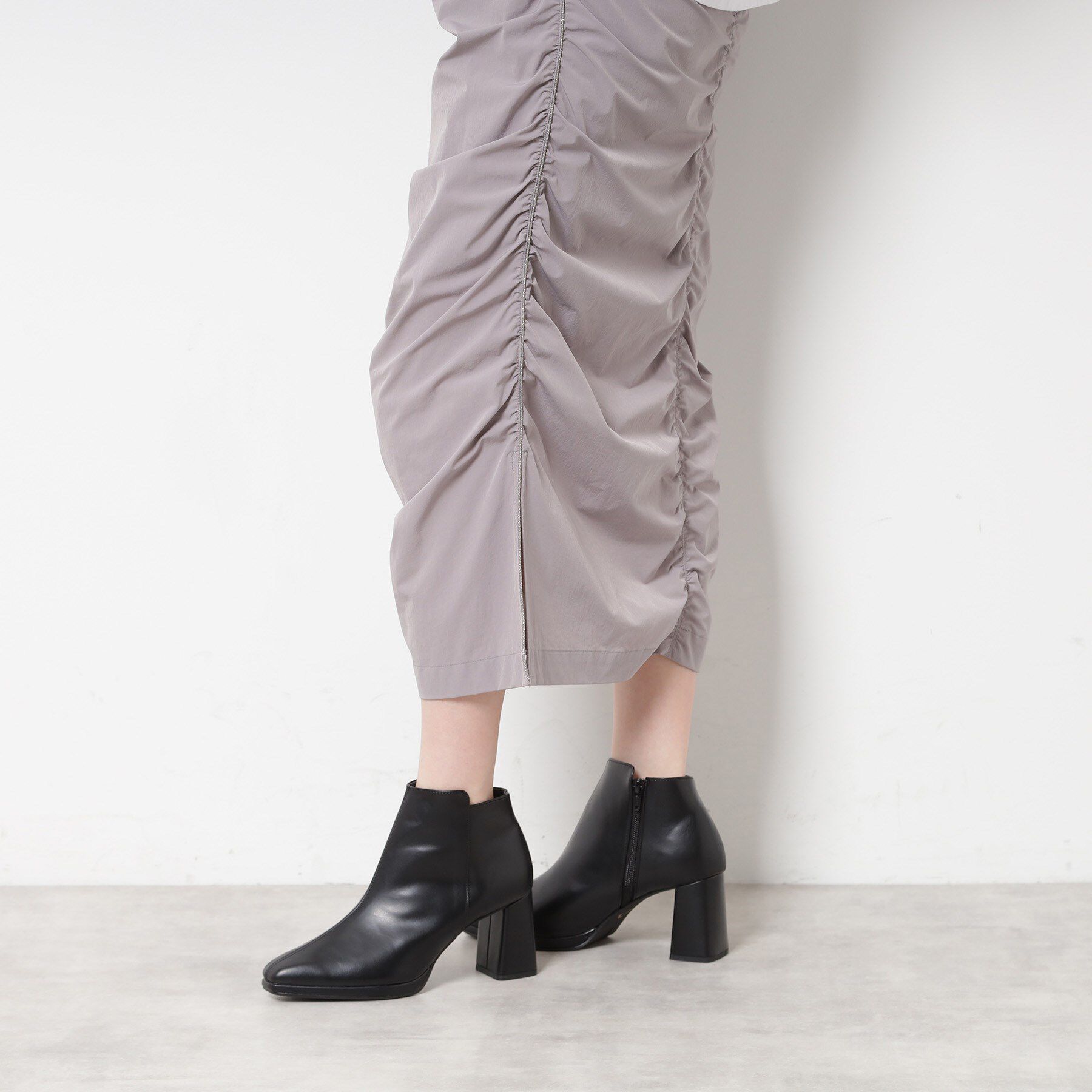 ESPERANZA「ブロックヒールショートブーツ」|ショートブーツ|