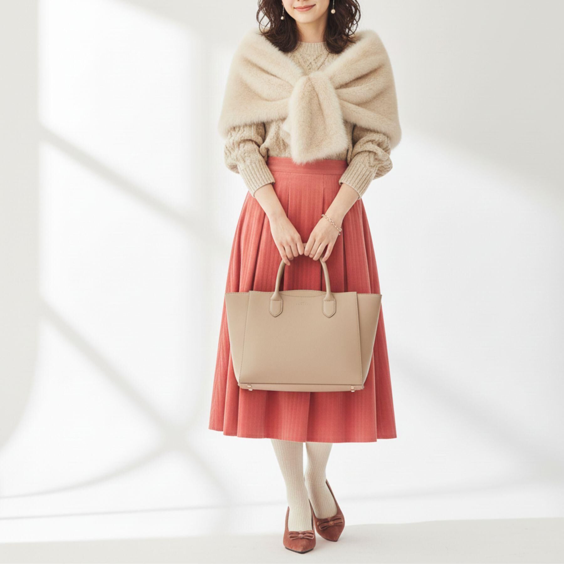 ESPERANZA「ラメベルベットダブルリボンパンプス」|パンプス|