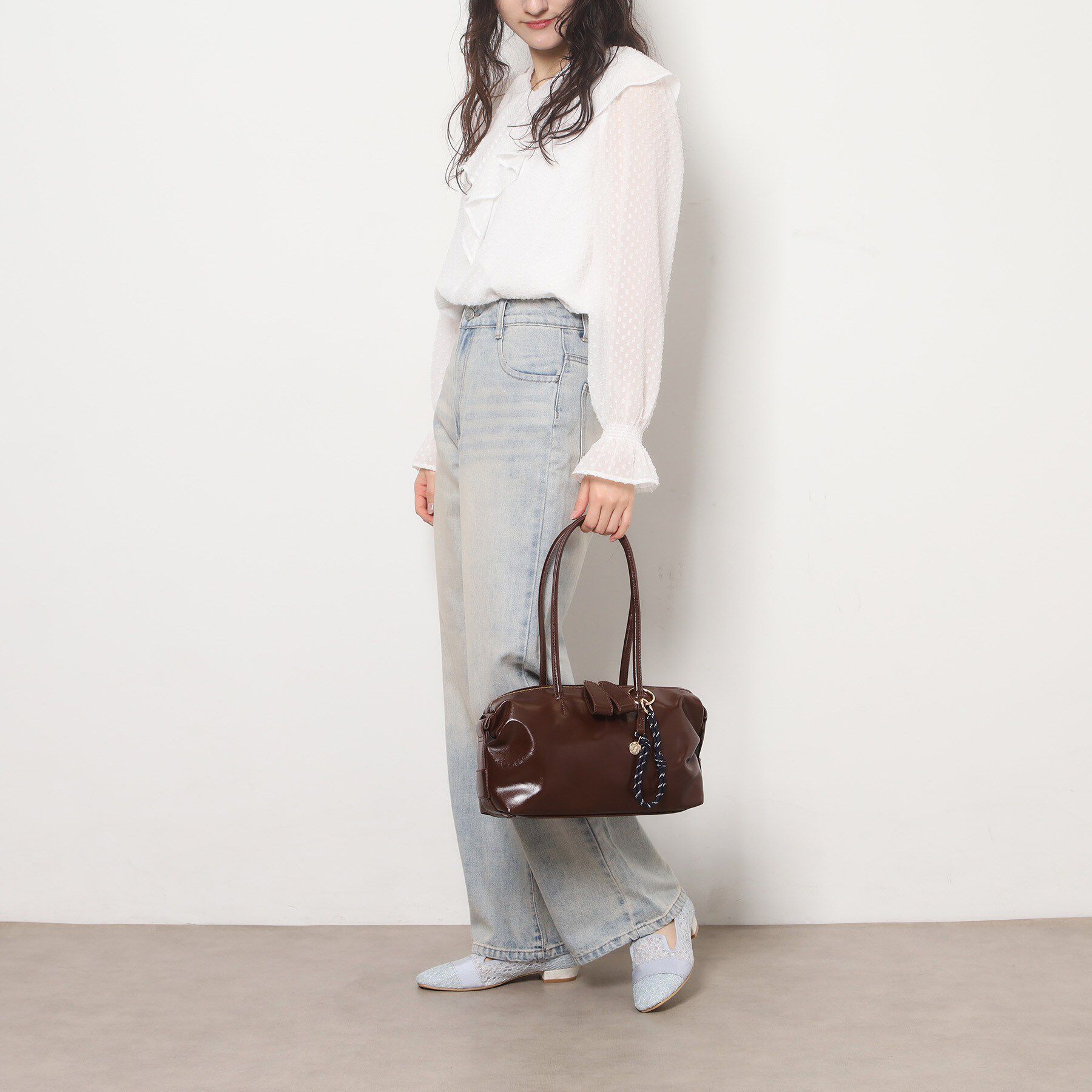 Ober Tashe「チャーム付きボストンバッグ」|ボストンバッグ|