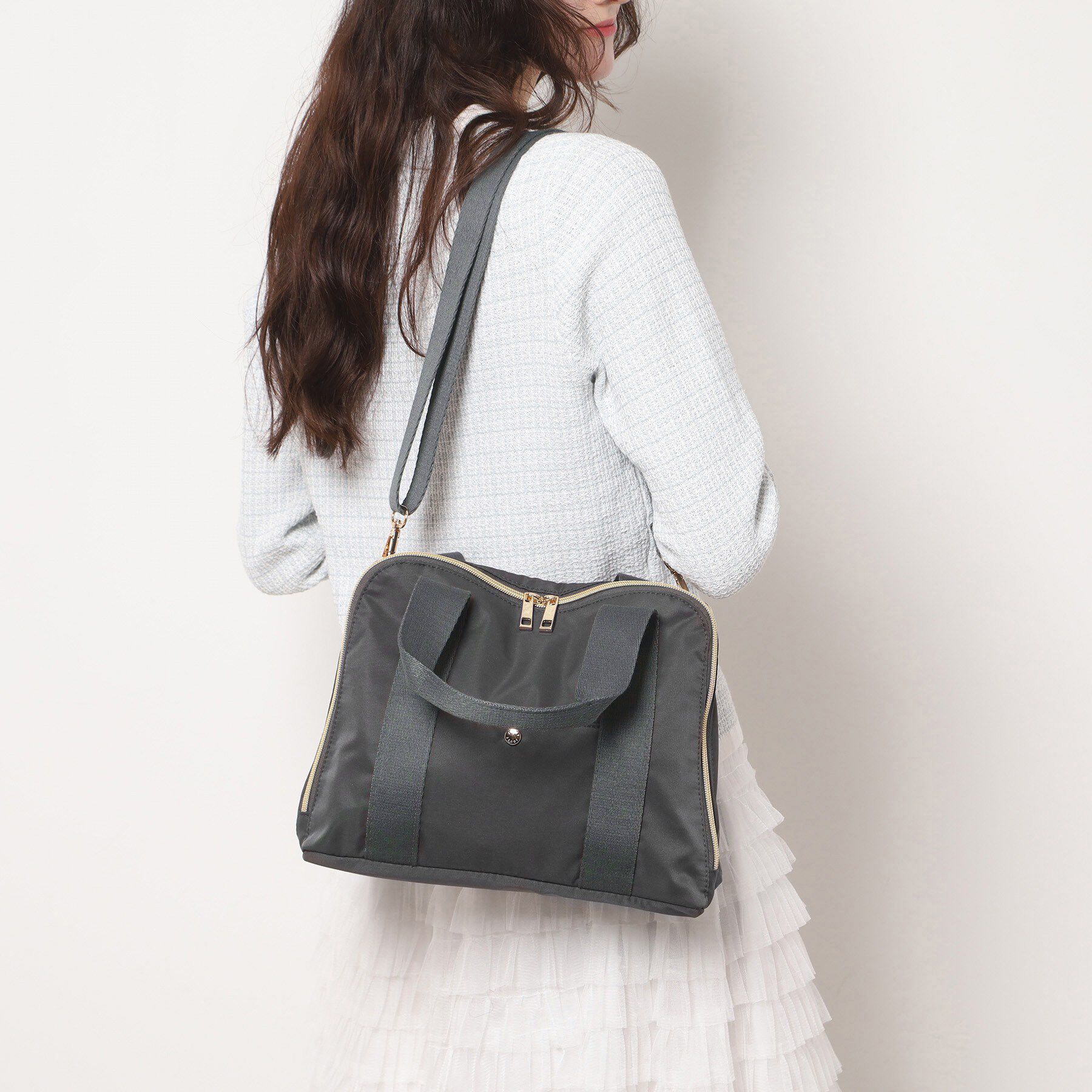 Ober Tashe「がばっと開くミニボストン」|ショルダー・メッセンジャー|