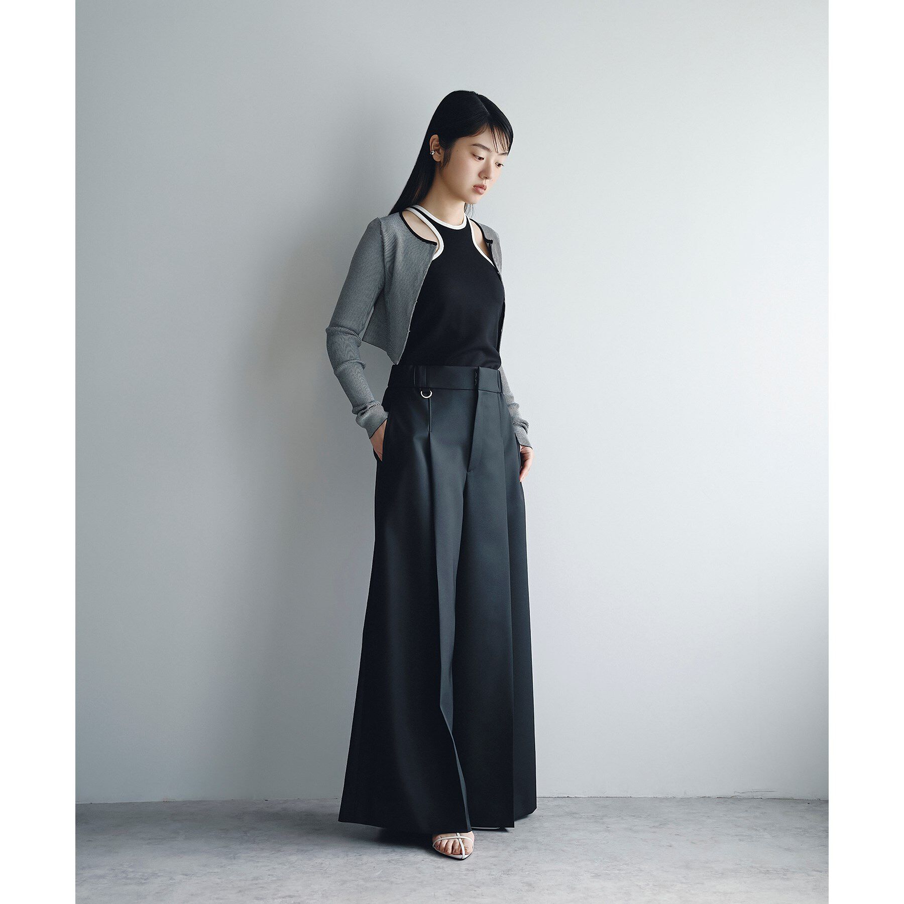 CODE A「design cut tank」|キャミソール|