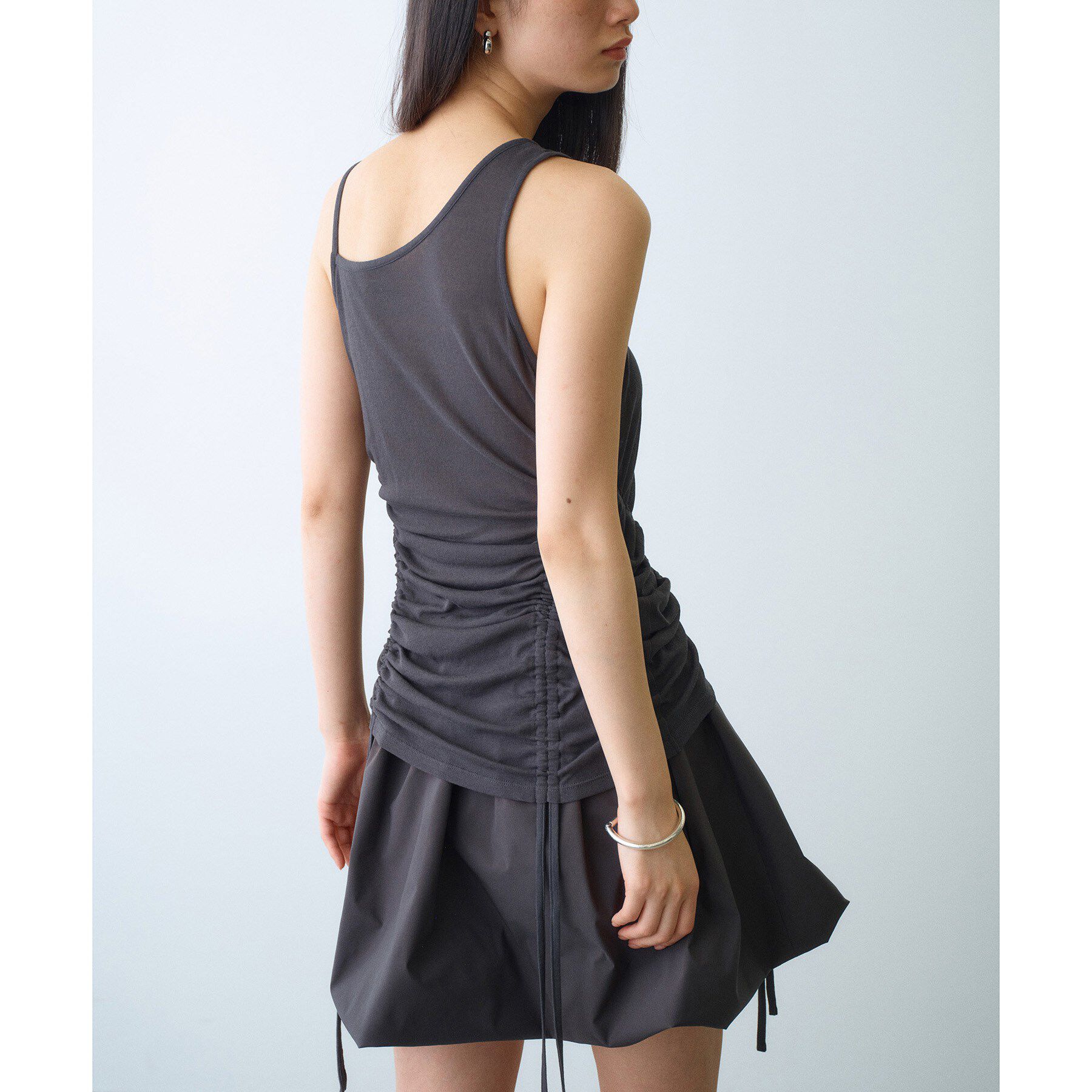 CODE A「asymmetry gather tank」|キャミソール|