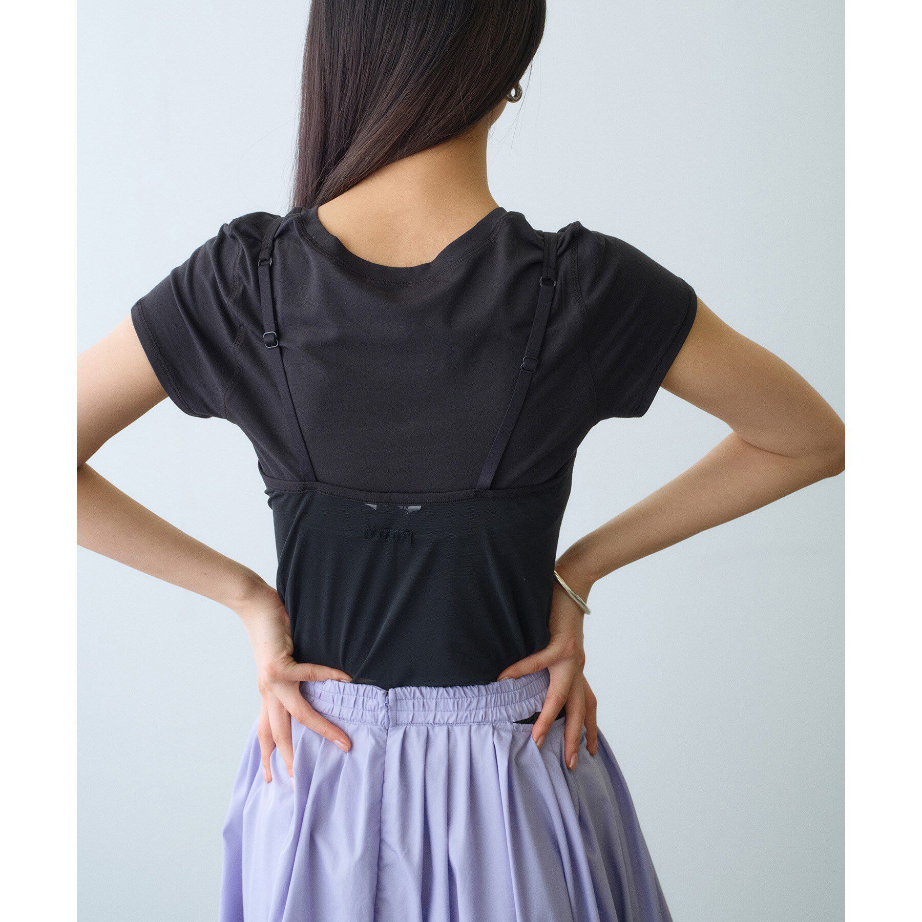 CODE A「Organic Basics｜Mesh cami」|キャミソール|