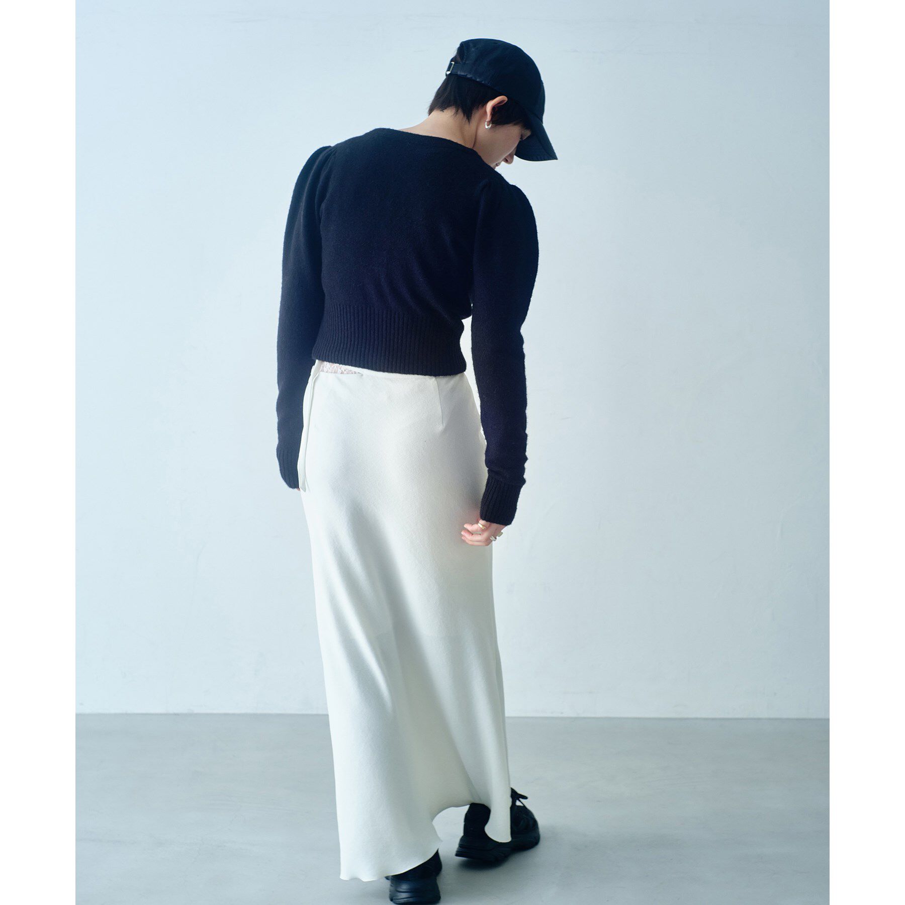 CODE A「M cloudy puff cardigan」|カーディガン|