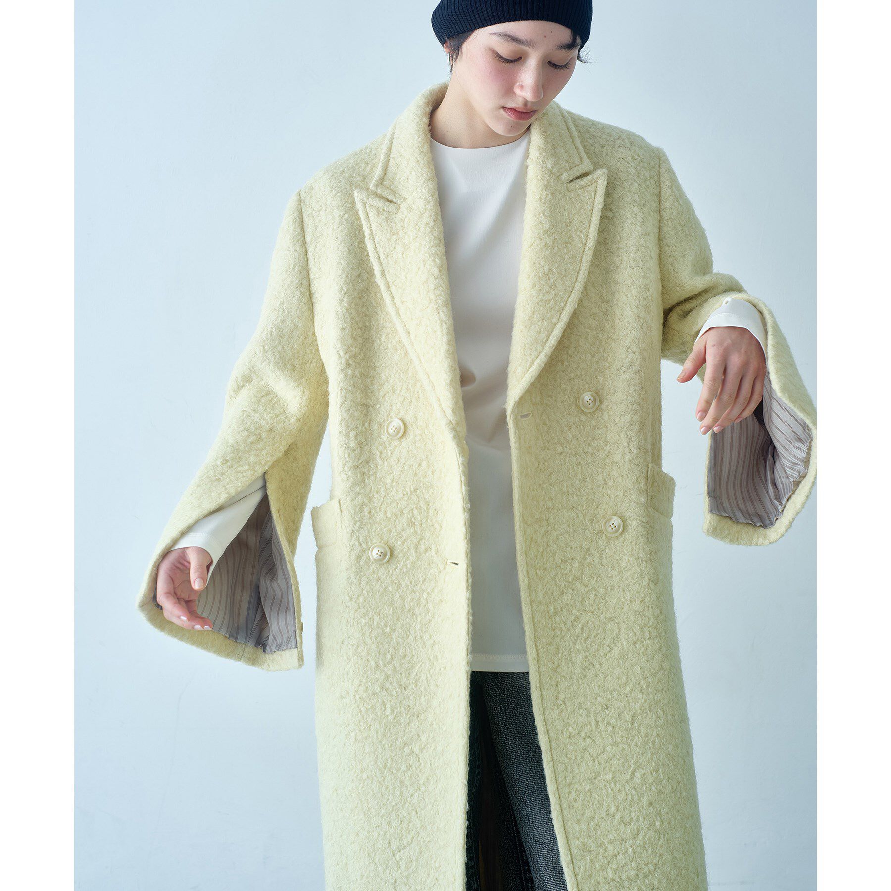 CODE A「M long coat」|チェスターコート|