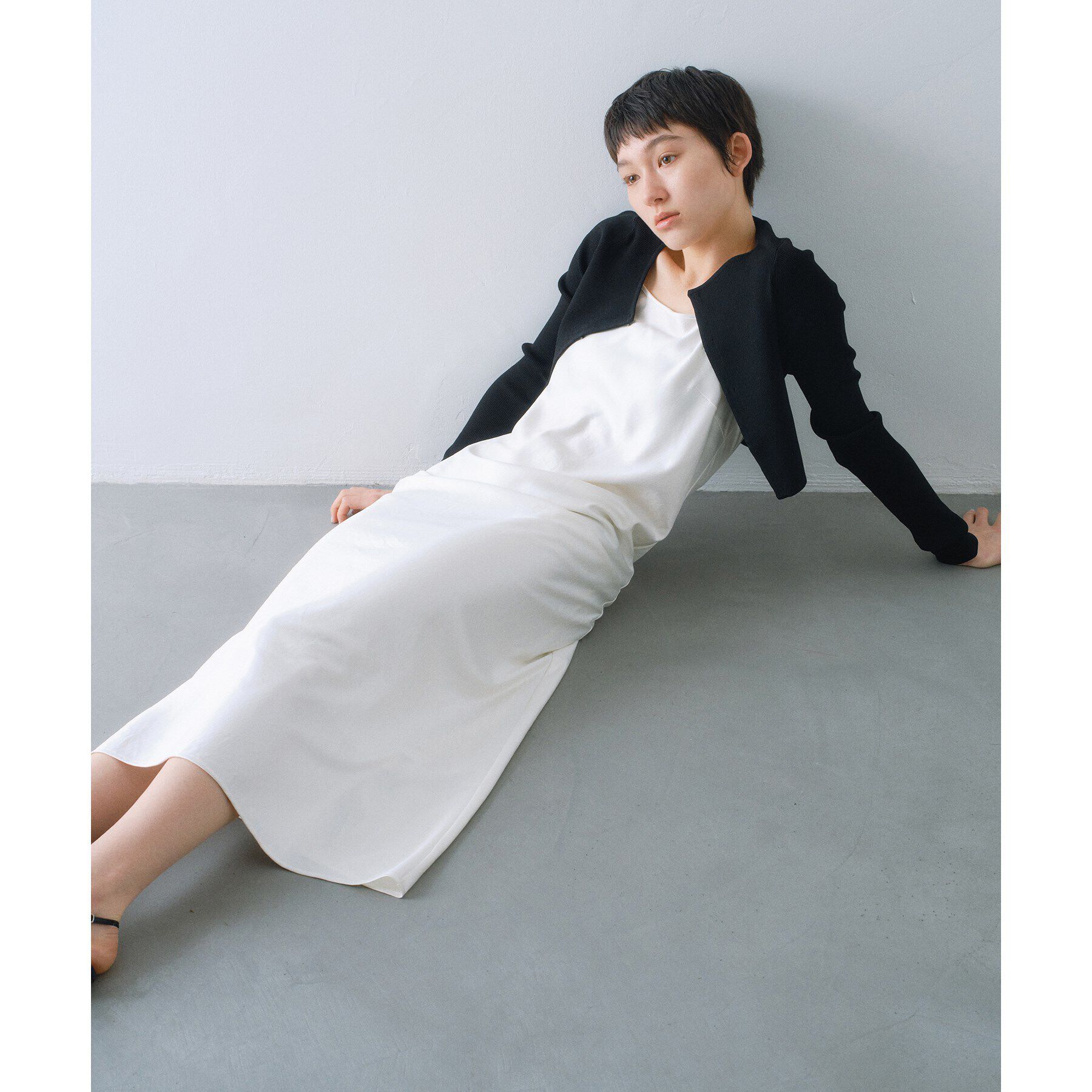 CODE A「【Re】stretch hook cardigan」|カーディガン|