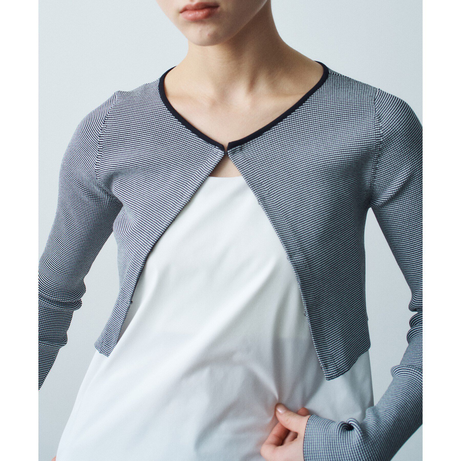 CODE A「【Re】stretch hook cardigan」|カーディガン|