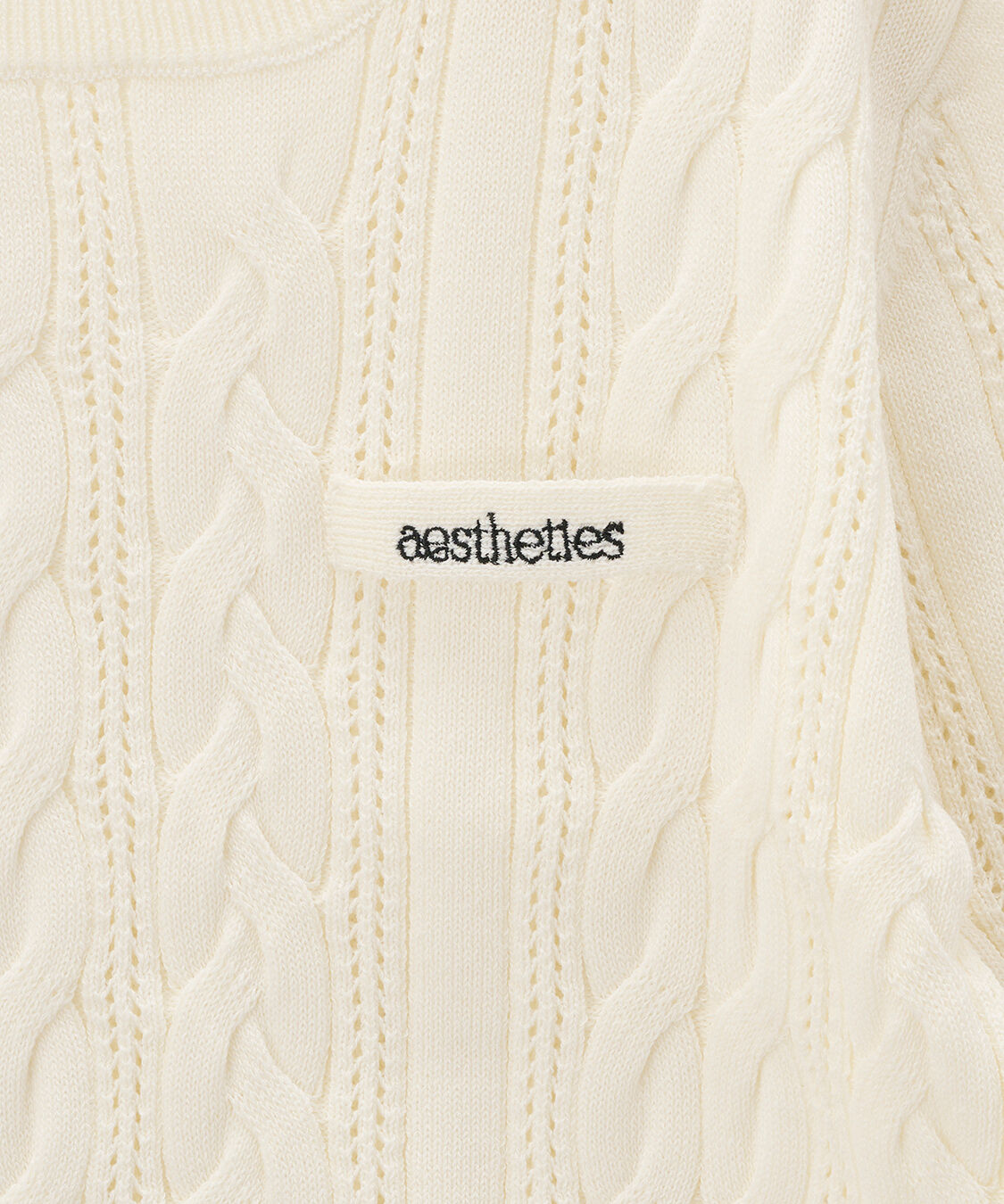 COCO DEAL「ケーブルハーフスリーブニット」|ニット・セーター|